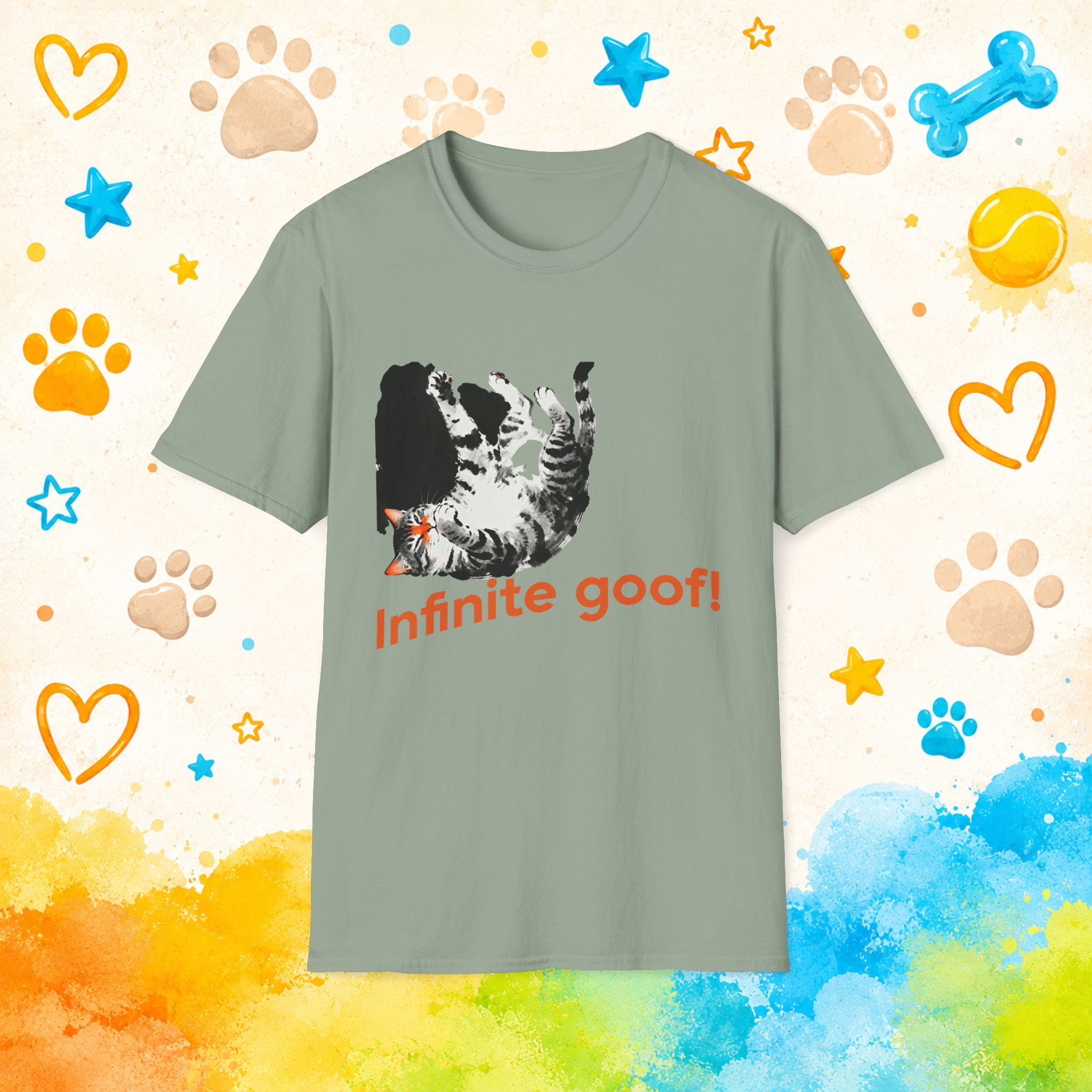 Cat 'Infinite Goof!' T-shirt