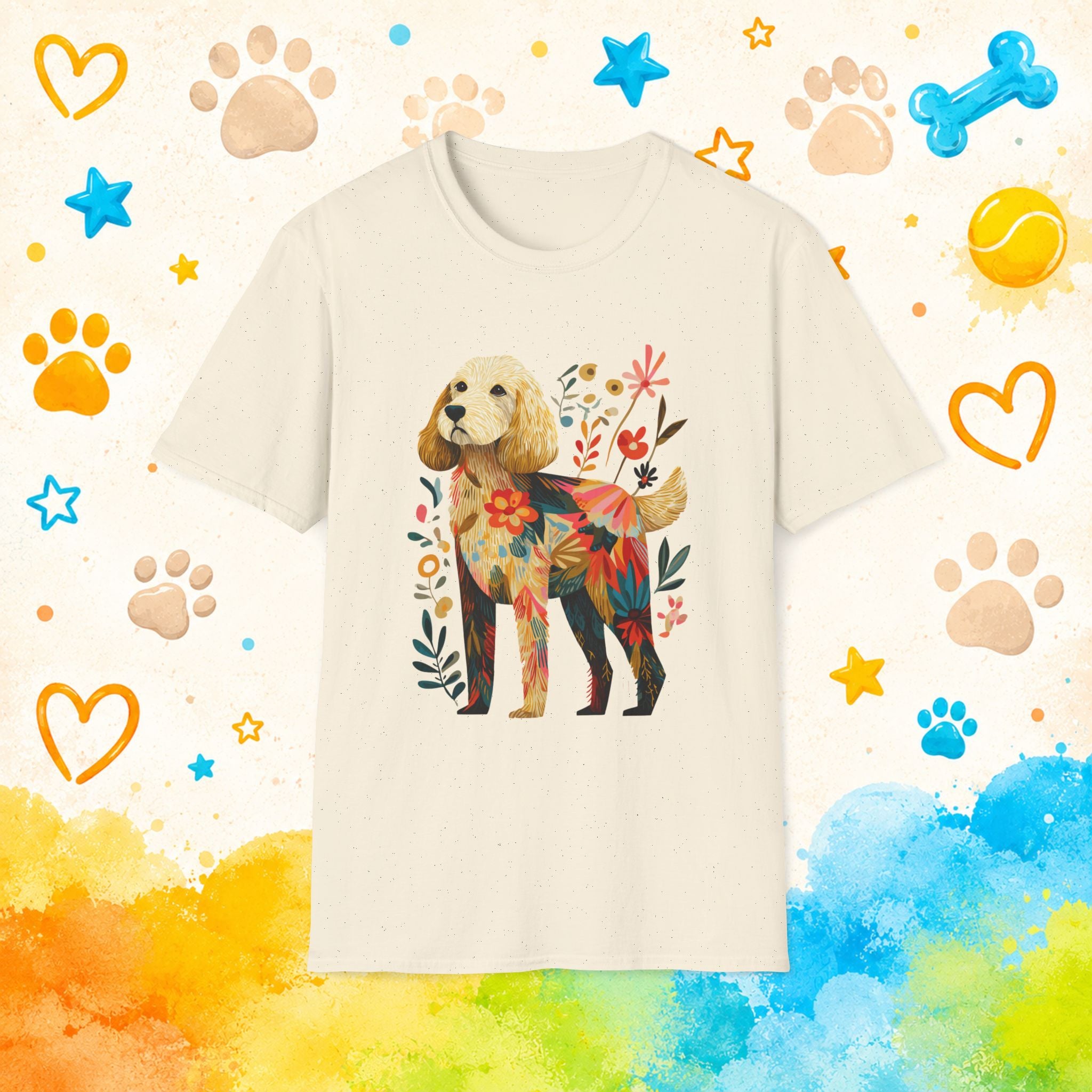 Goldendoodle Florafolk  T-Shirt