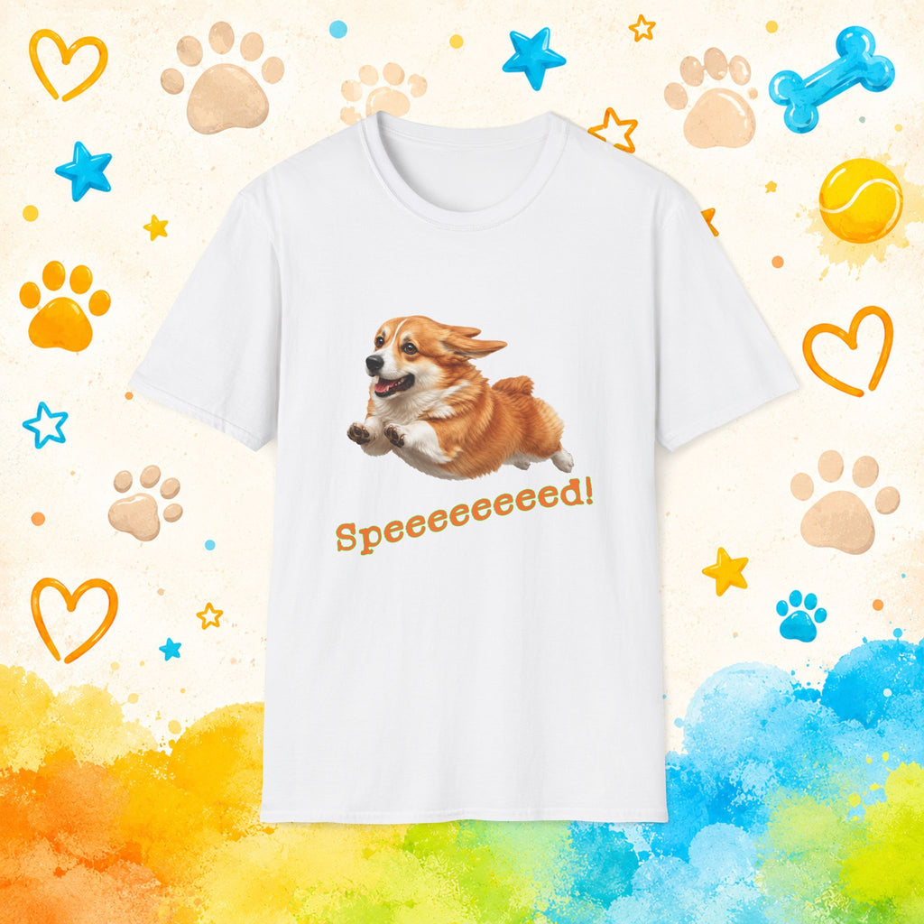 Corgi 'Speeeeeeed!' T-Shirt