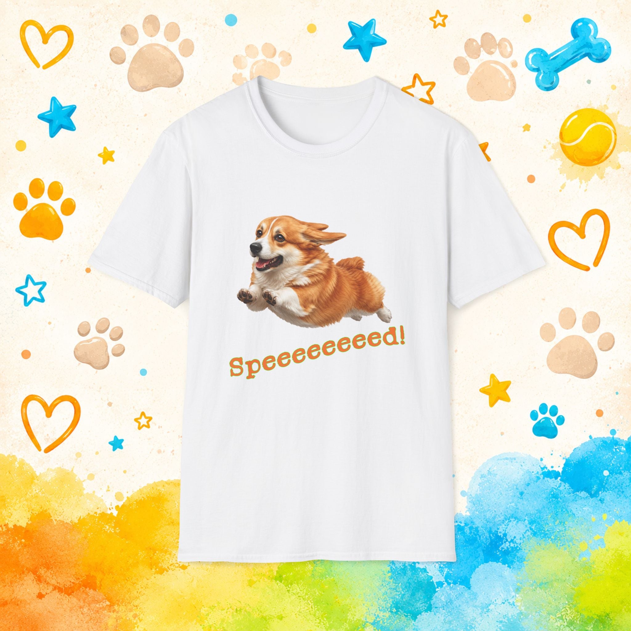 Corgi 'Speeeeeeed!' T-Shirt