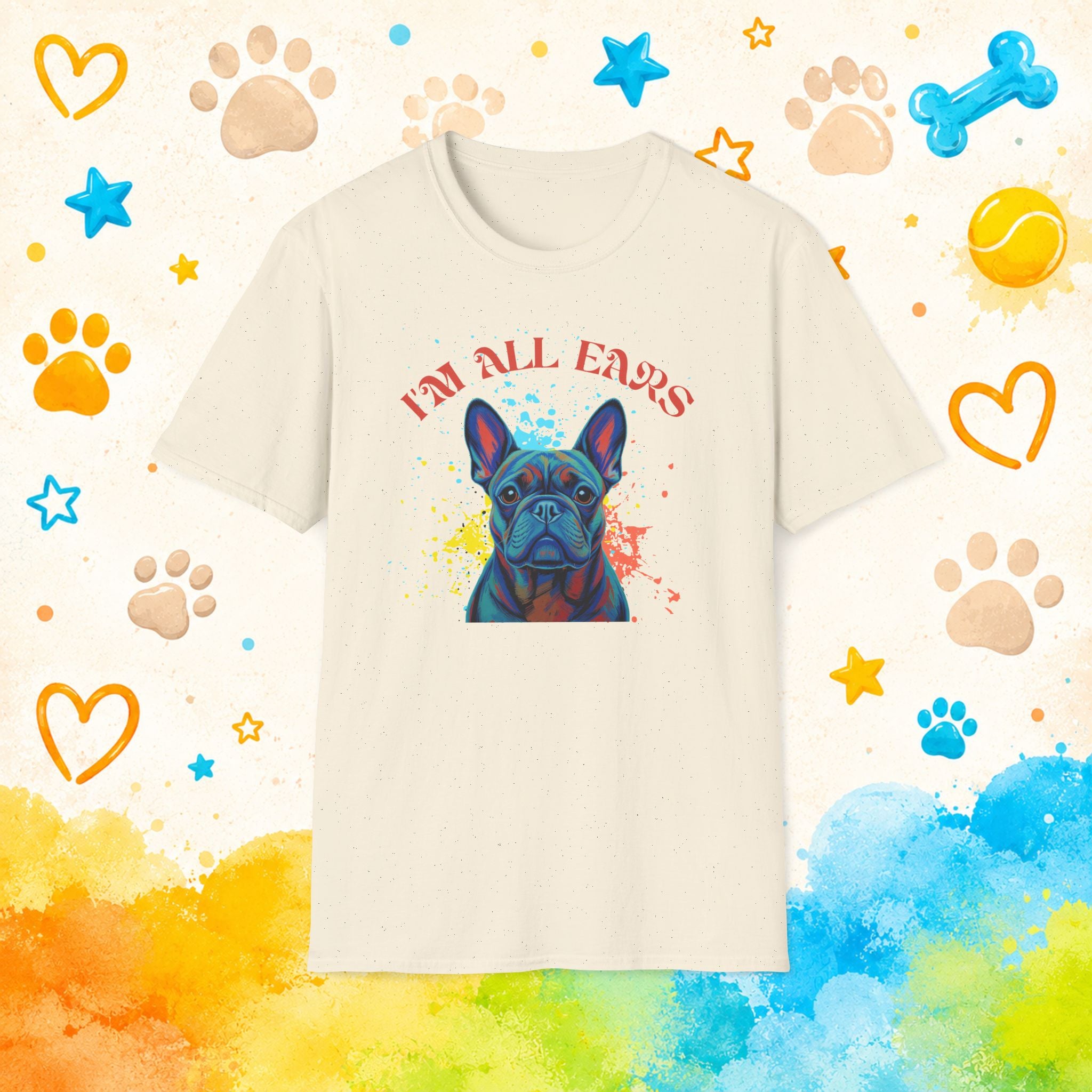 French Bulldog All Ears T-Shirt