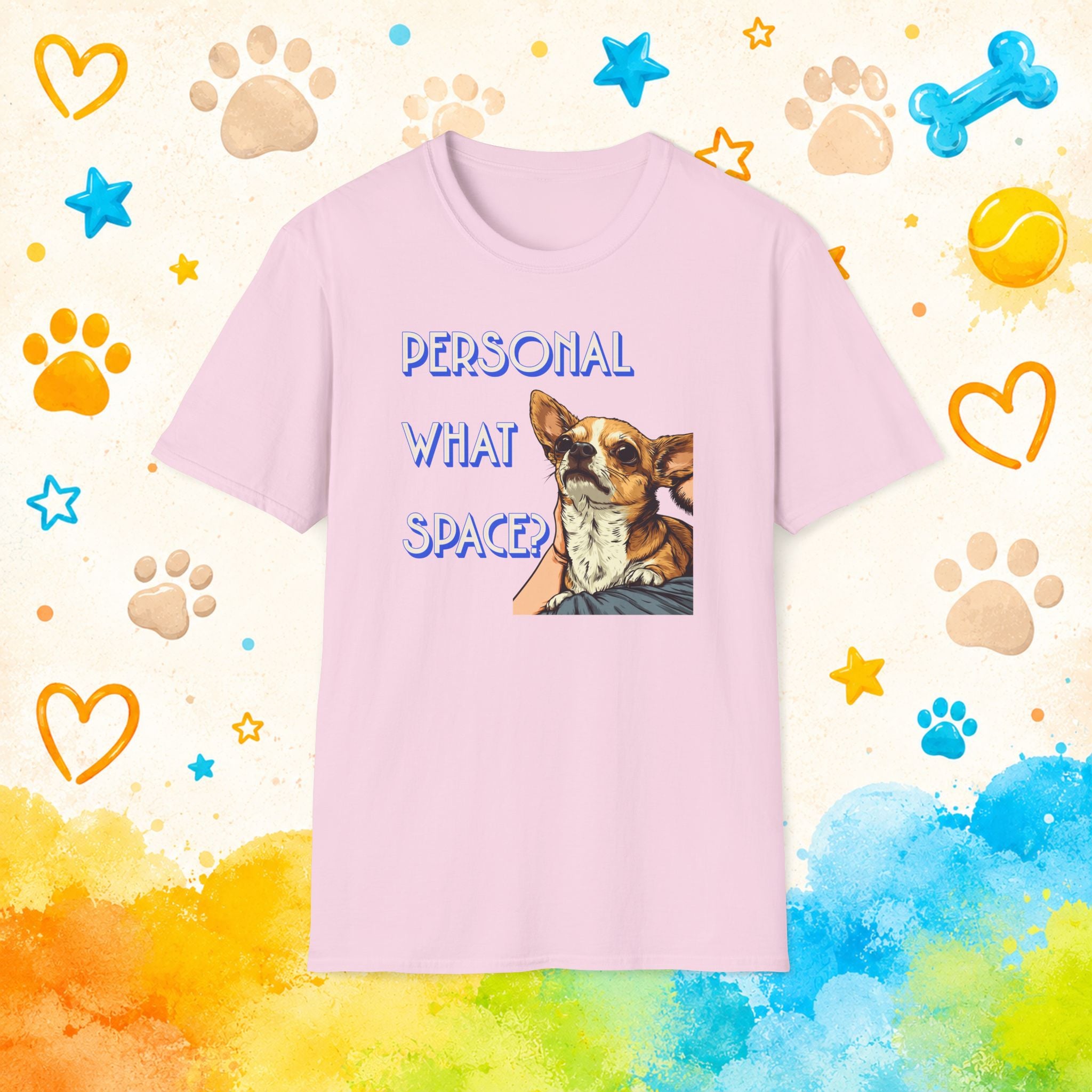 Chihuahua Personal What Space? Funny T-Shirt