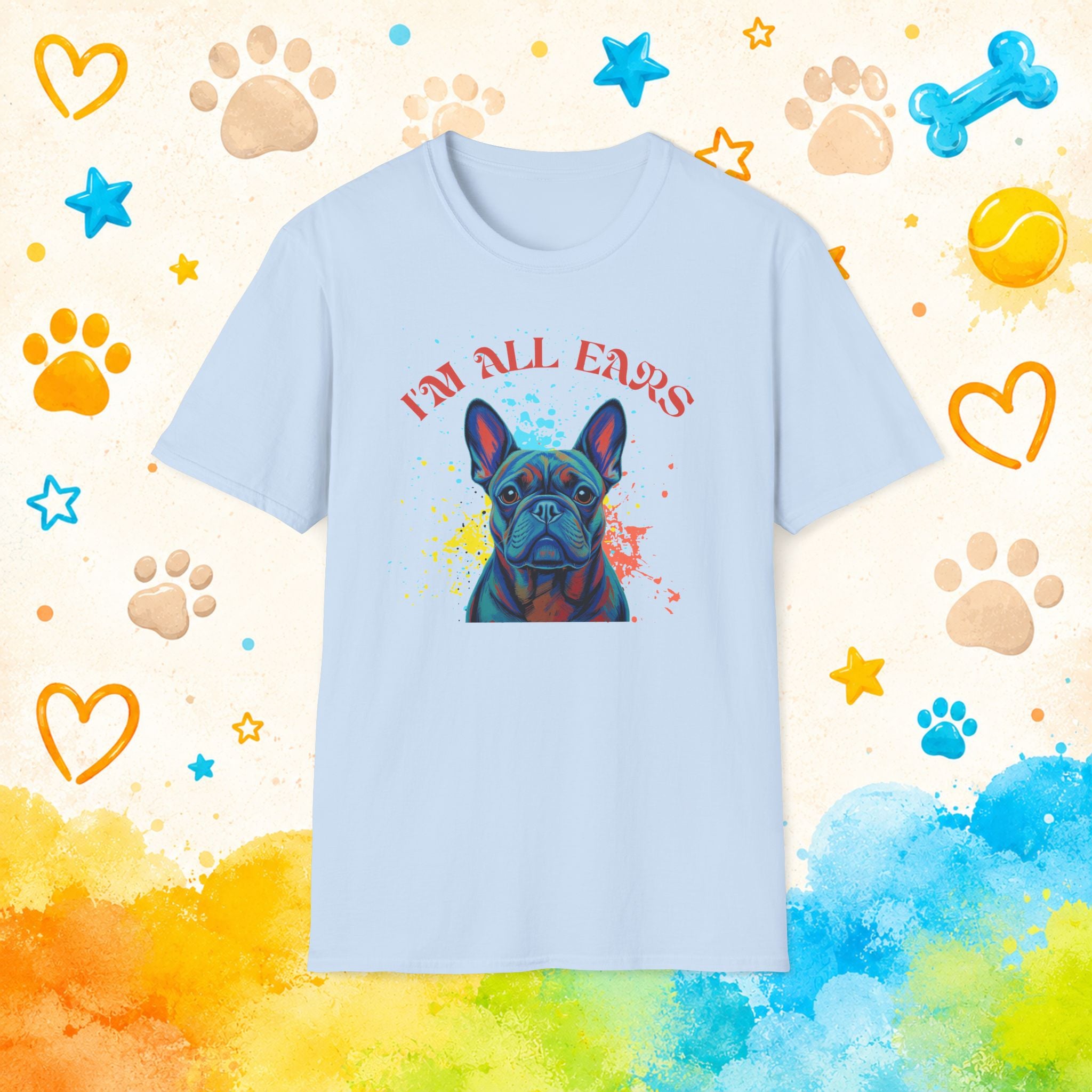 French Bulldog All Ears T-Shirt