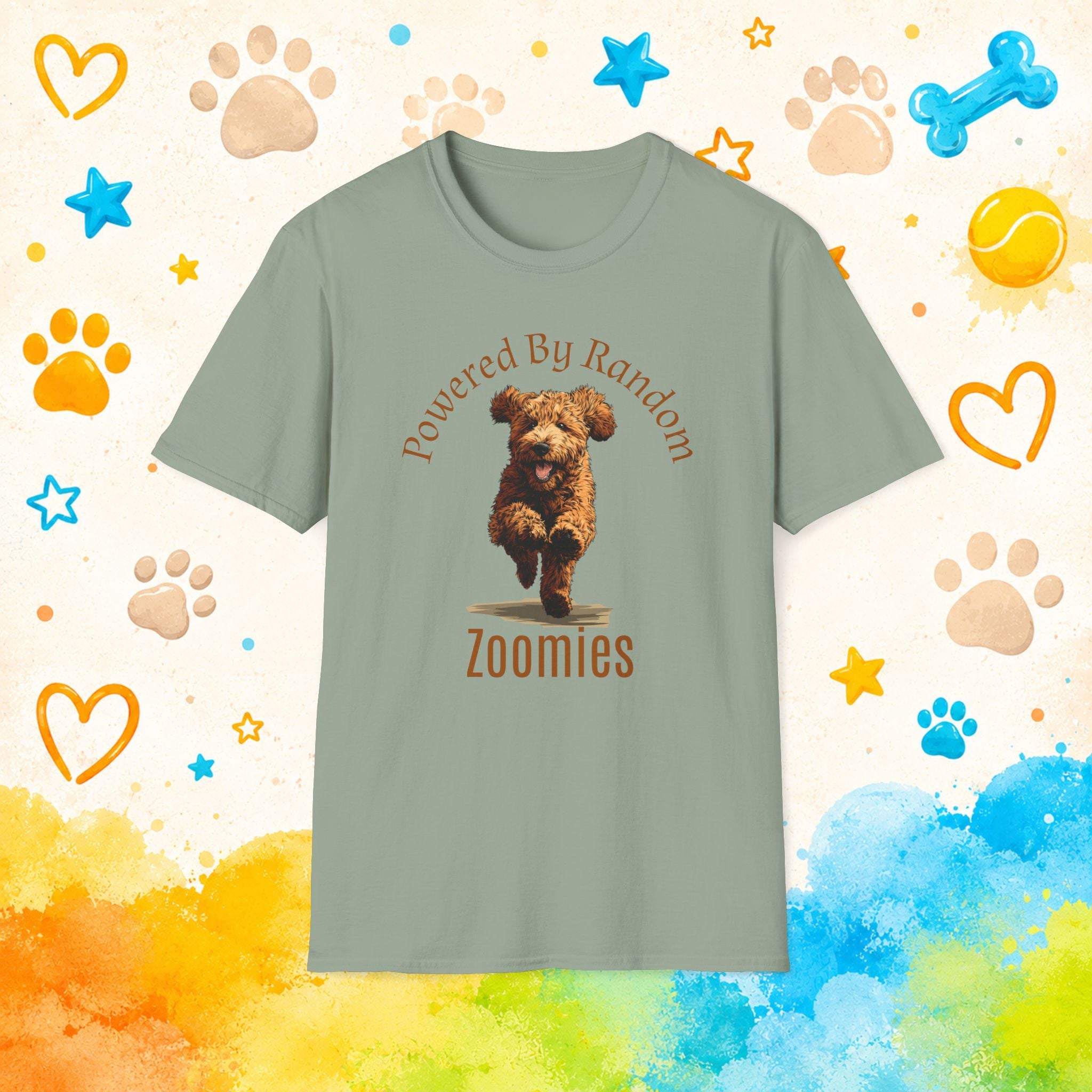 Goldendoodle Powered By Random Zoomies T-Shirt