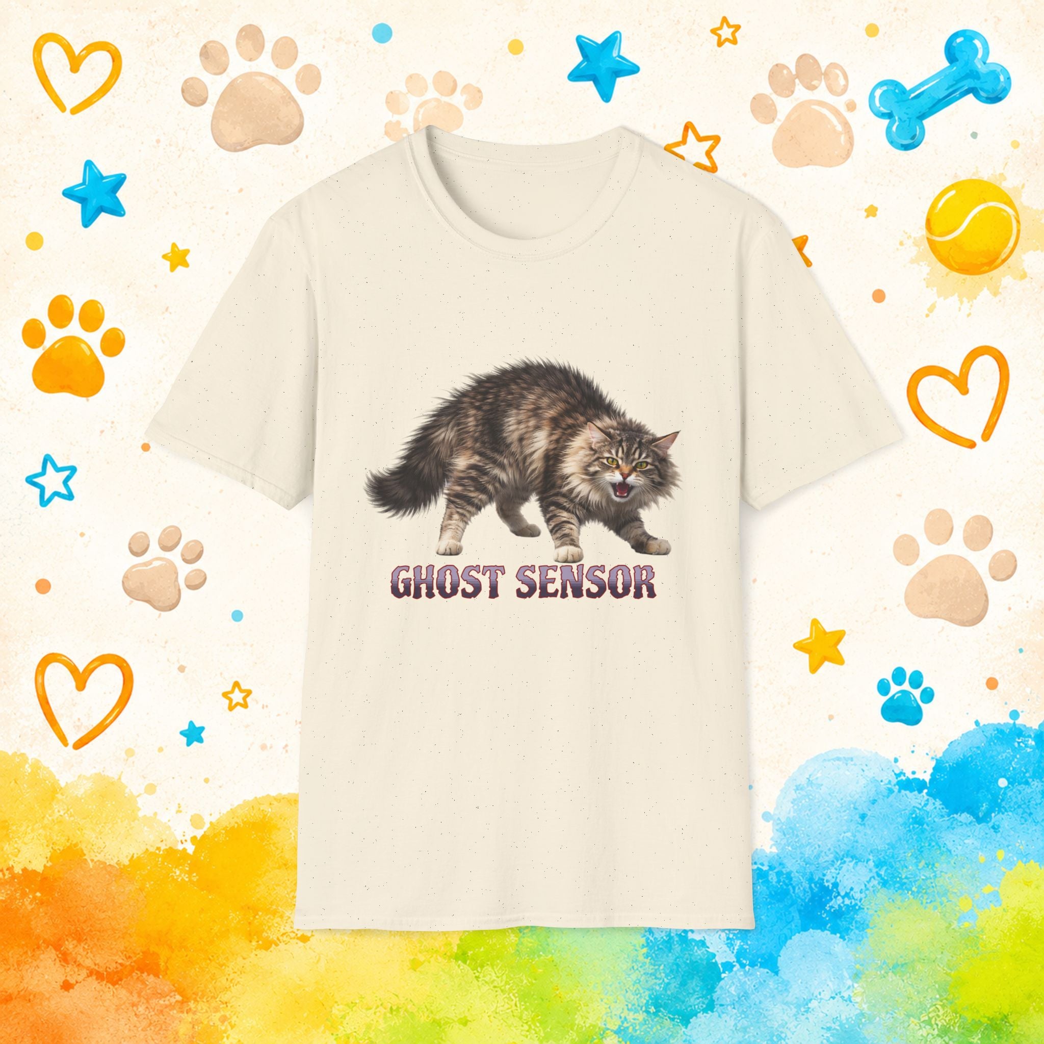 Cat Ghost Sensor T-Shirt