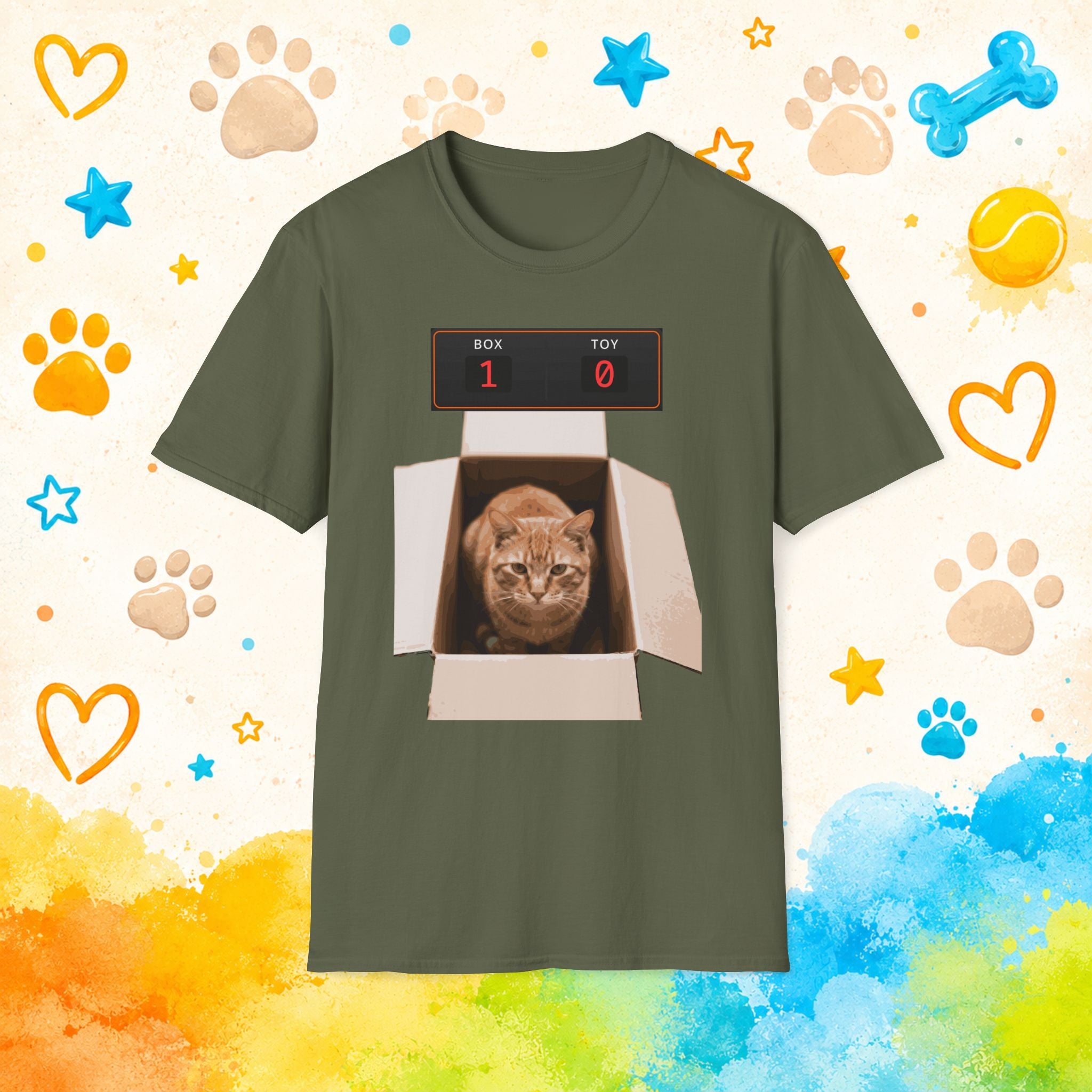Cat in a Box T-Shirt