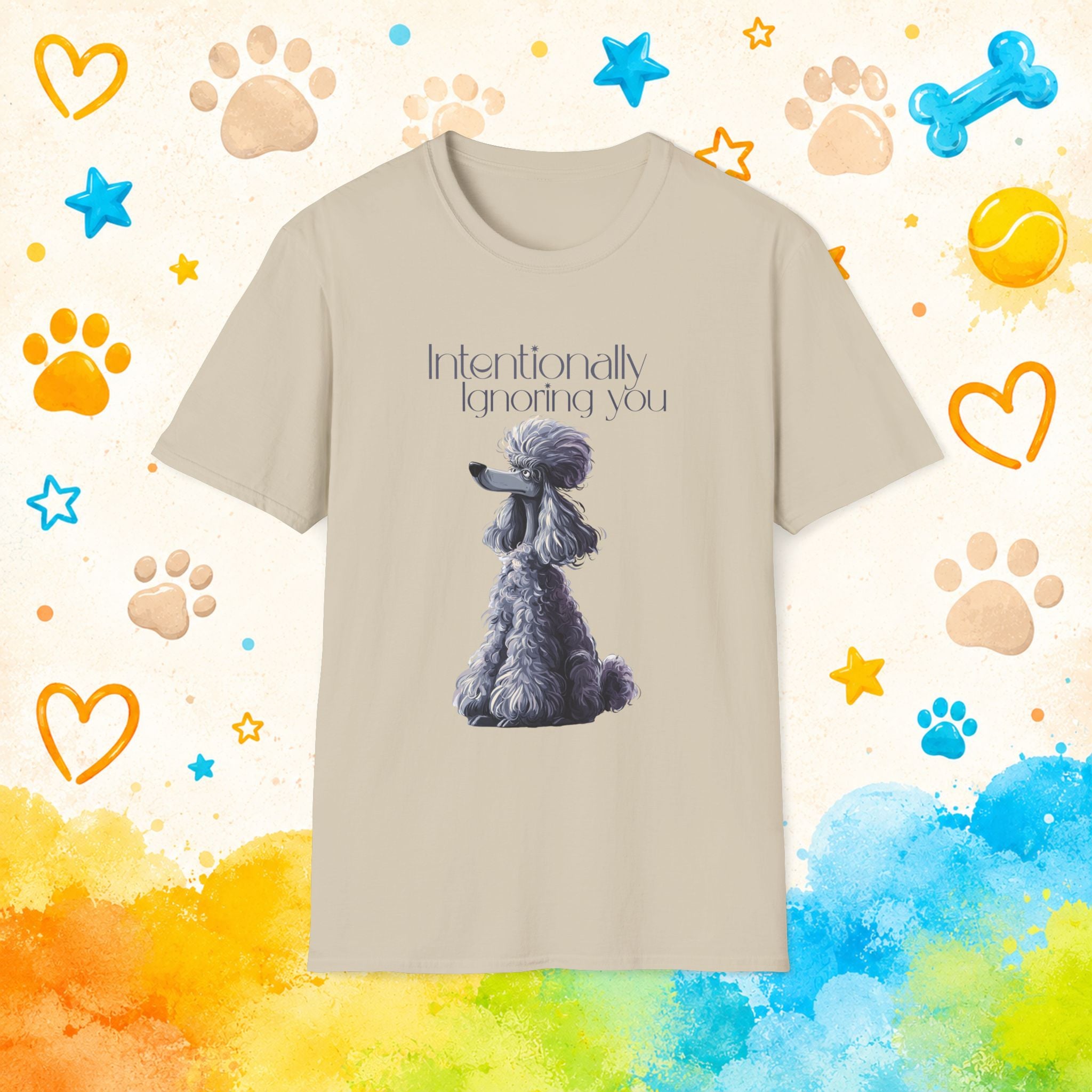 Poodle 'Intentionally Ignoring You' T-Shirt