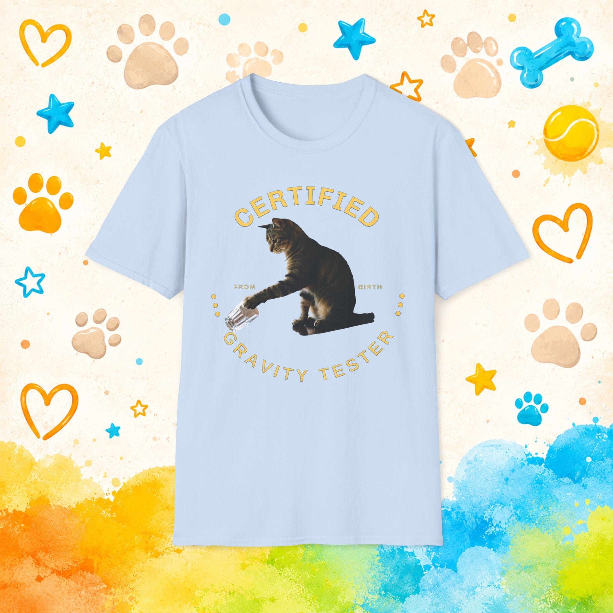 Cat Certified Gravity Tester T-Shirt