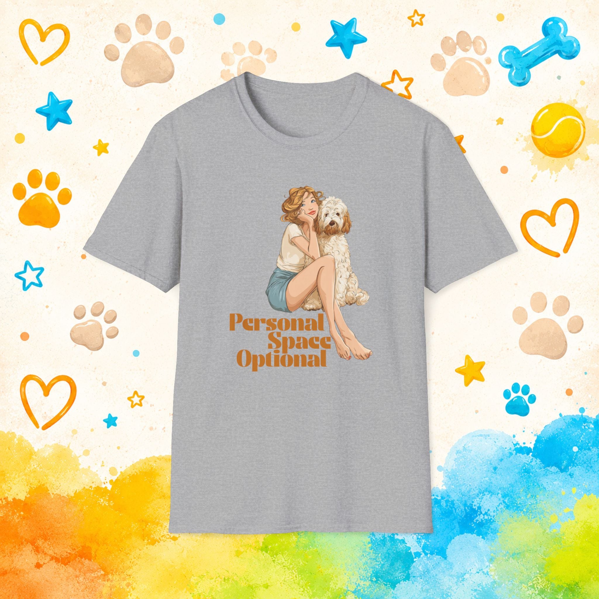 Goldendoodle Personal Space Optional T-Shirt