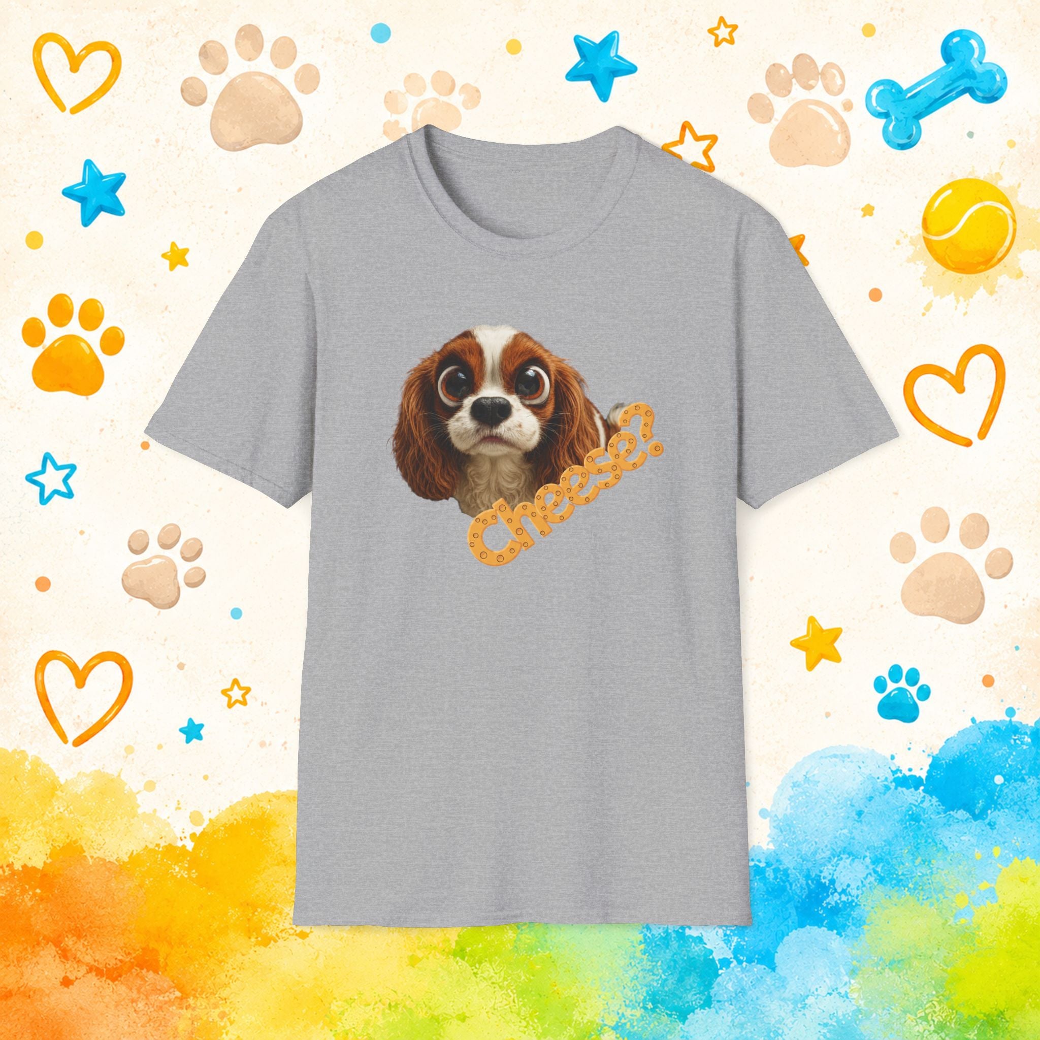 Cheese? Cavalier King Charles Spaniel Funny Dog T-Shirt