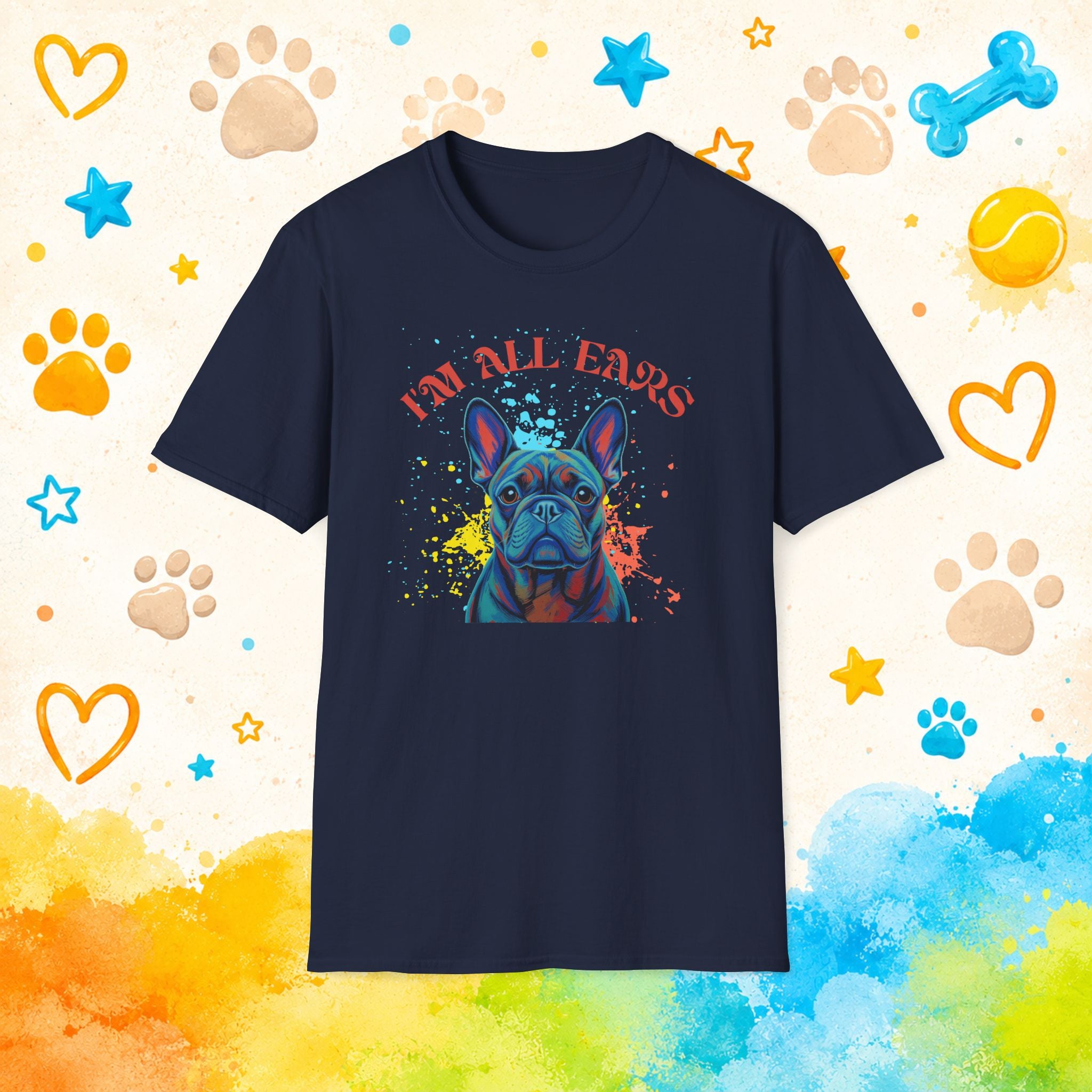 French Bulldog All Ears T-Shirt