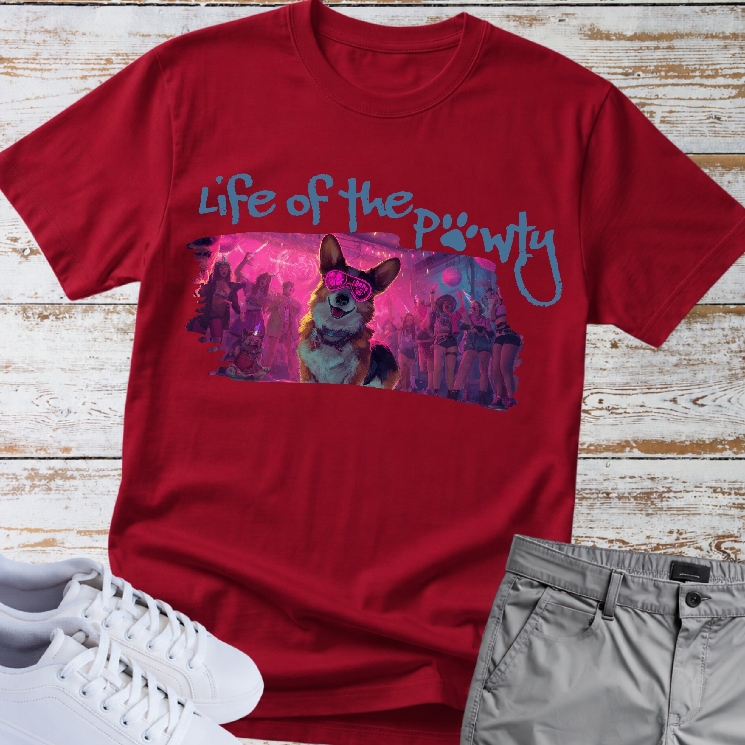 Life Of The Pawty Corgi T-Shirt