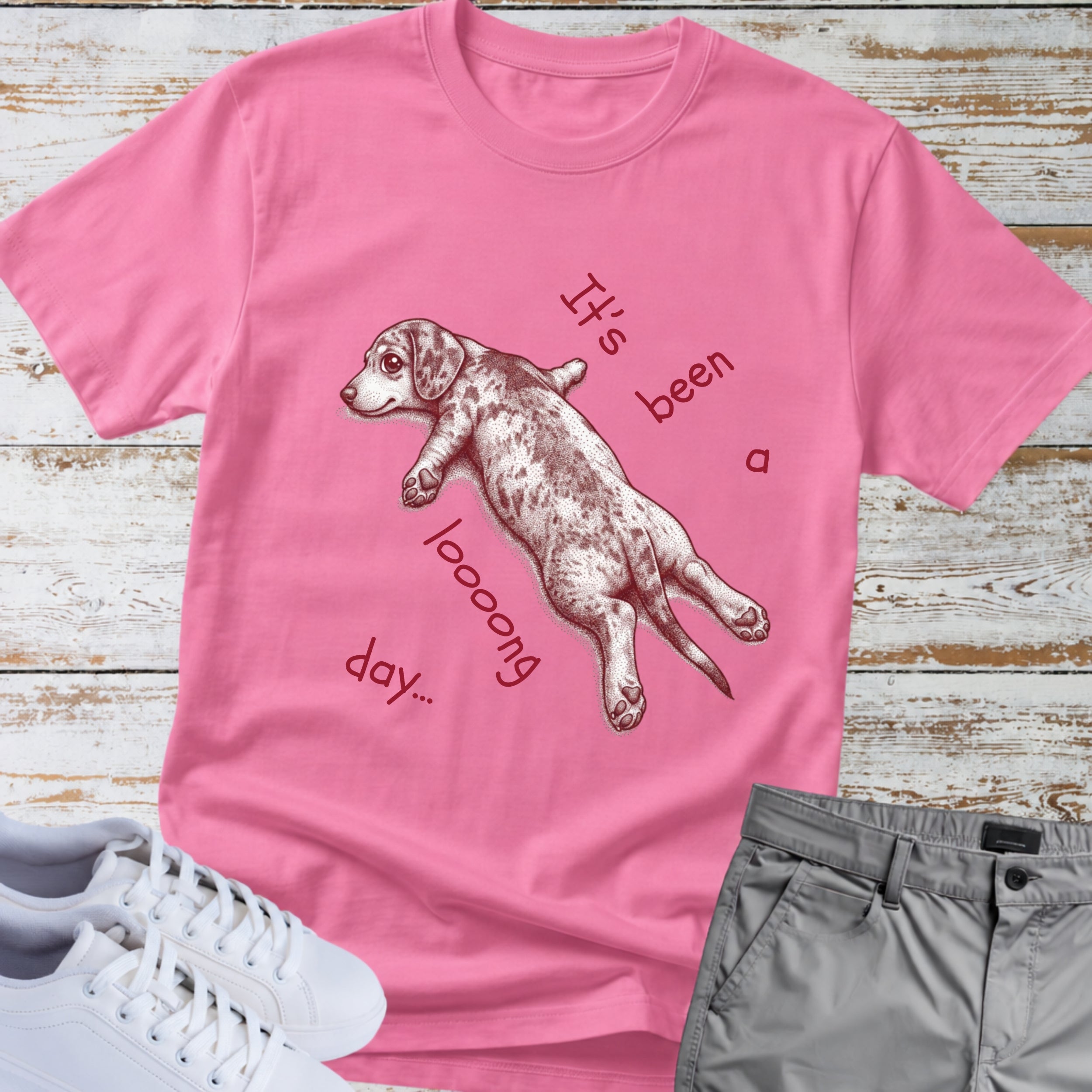 Dachshund "It's Been a Long Day" T-Shirt