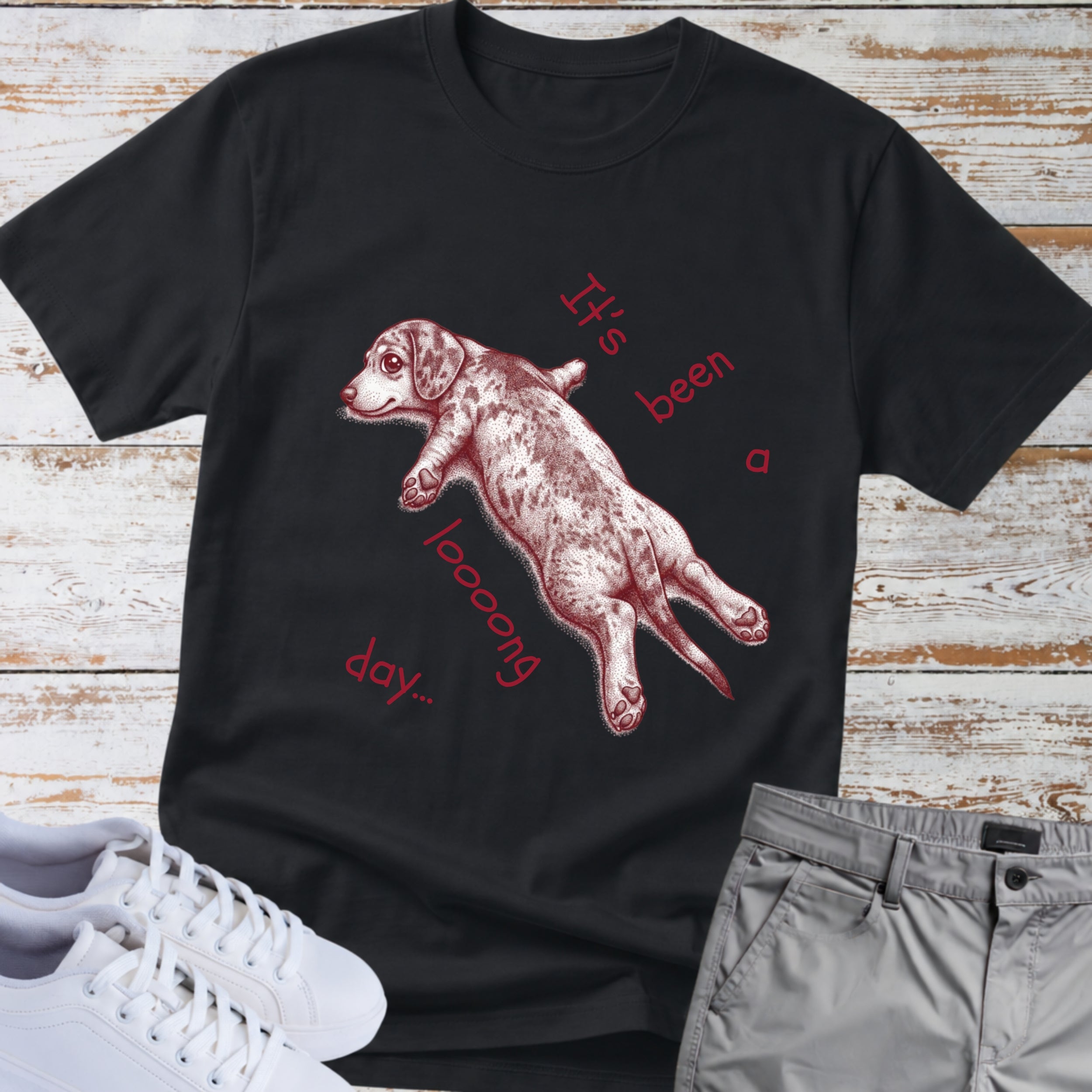 Dachshund "It's Been a Long Day" T-Shirt