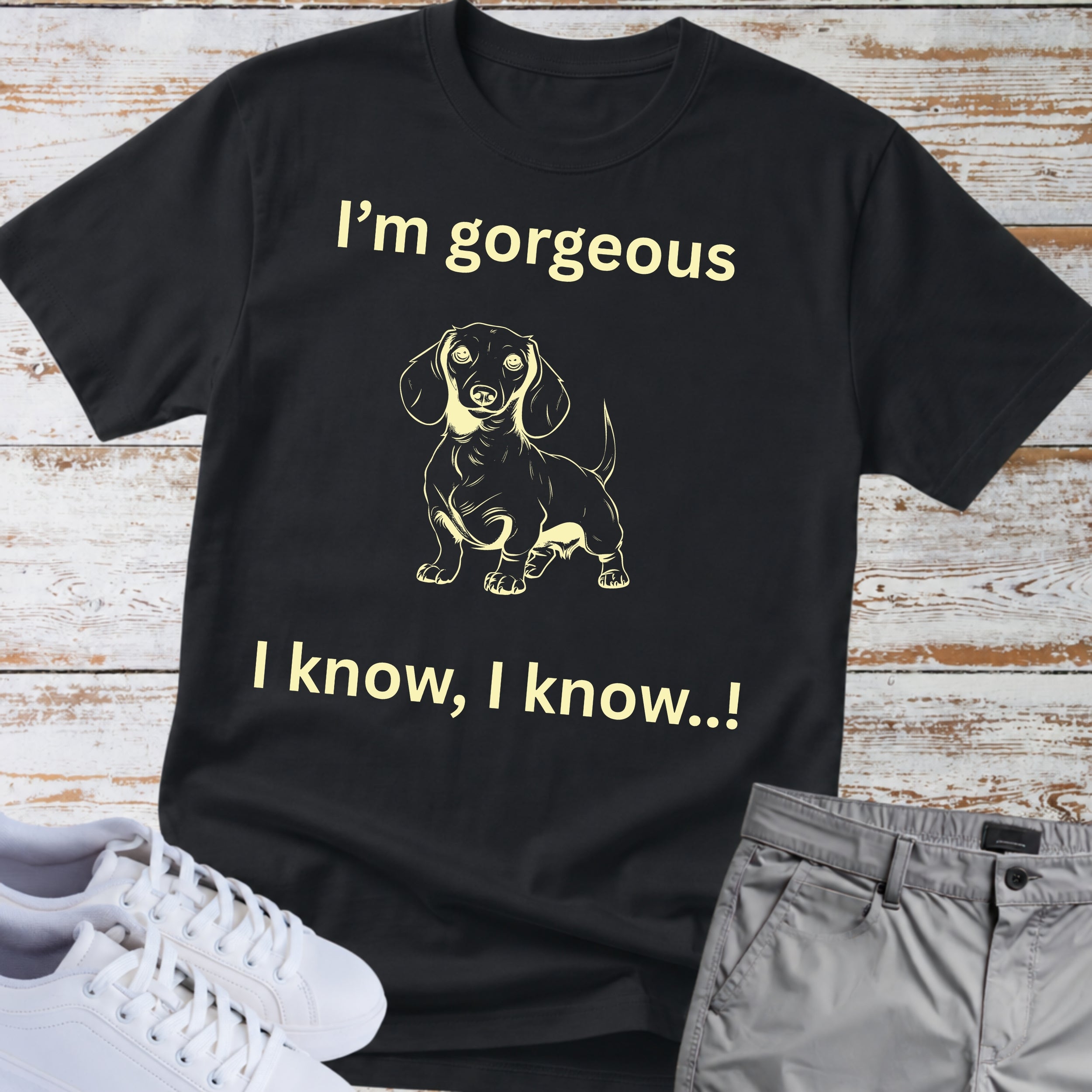 Dachshund I'm Gorgeous T-Shirt