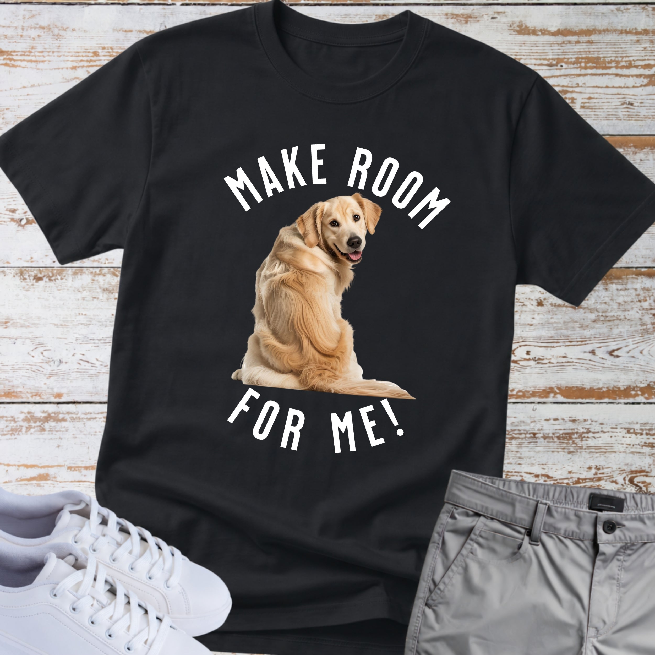 Golden Retriever Make Room For Me! T-Shirt