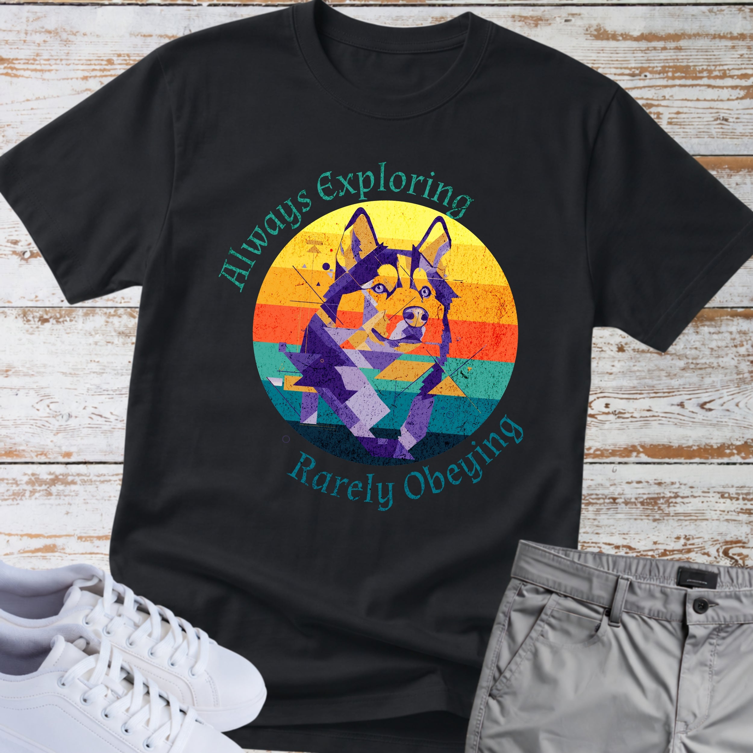 Rarely Obeying Siberian Husky T-Shirt