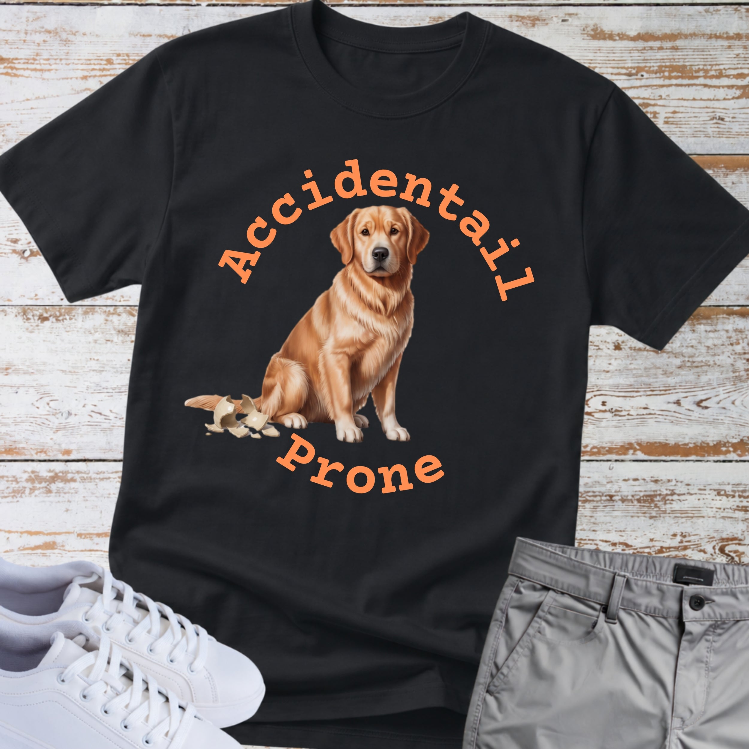 Golden Retriever Accidentail Prone T-Shirt