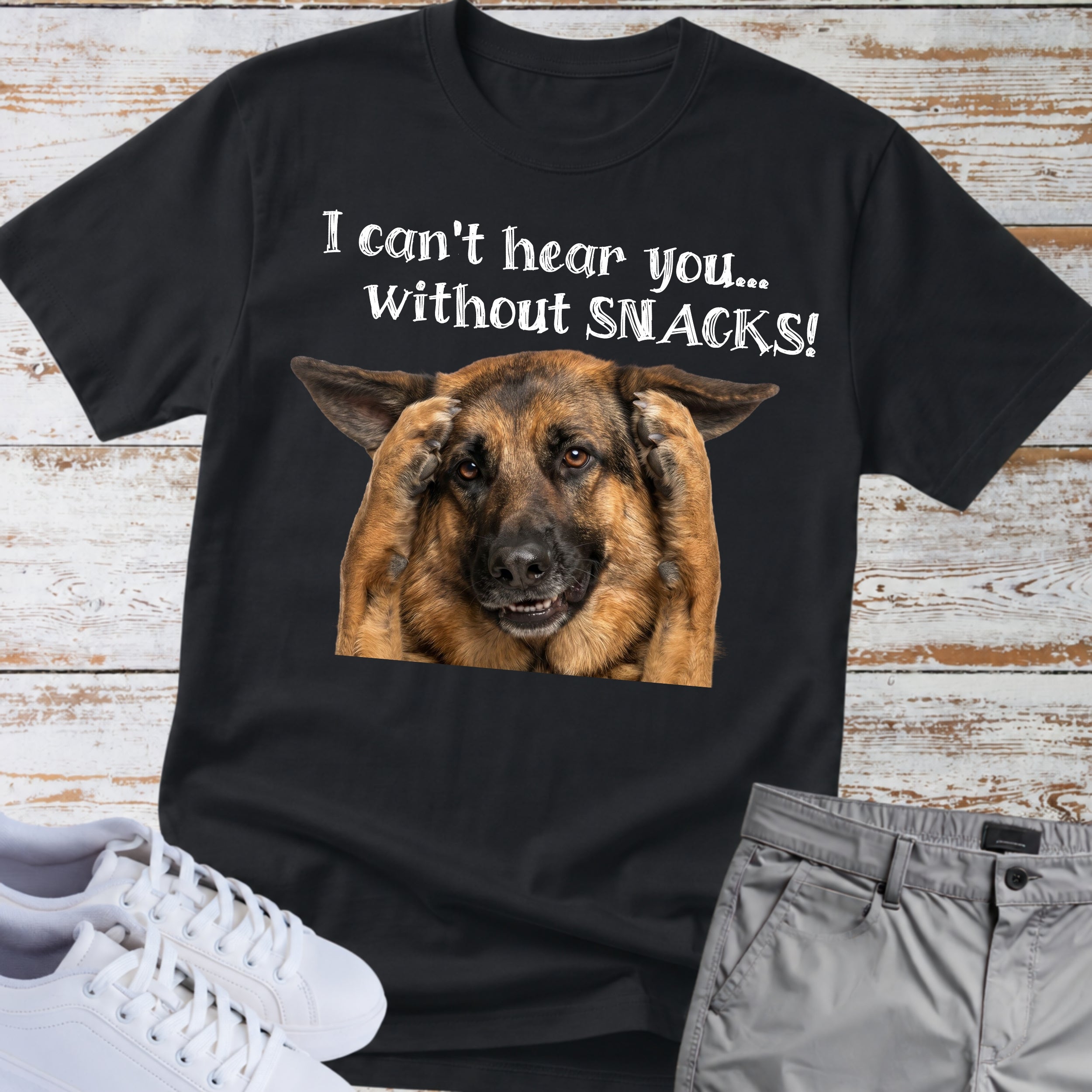 German Shepherd "I Can't Hear You..." Tee
