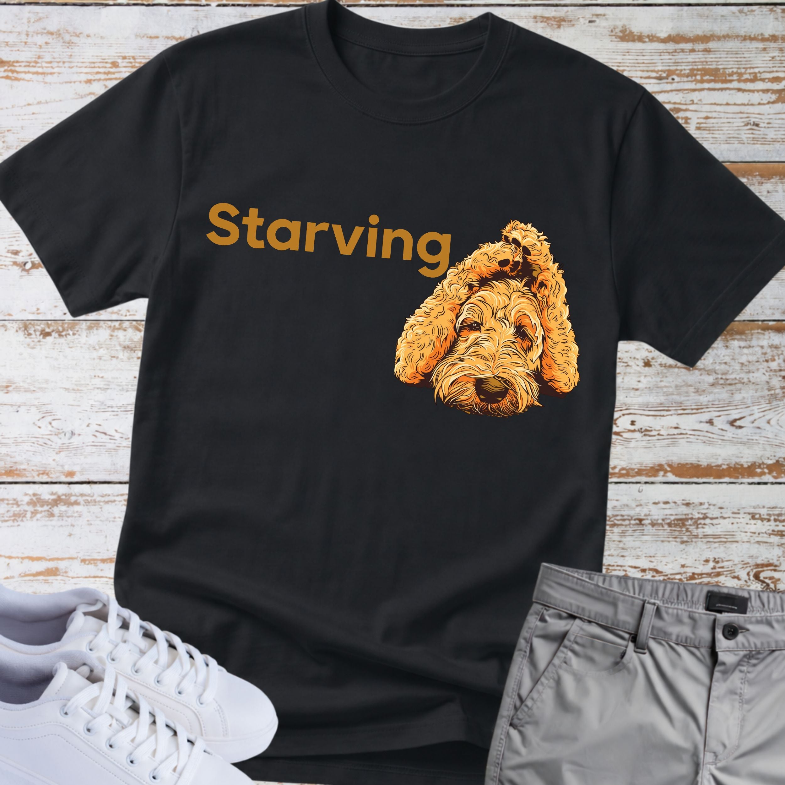 Goldendoodle Starving T-Shirt