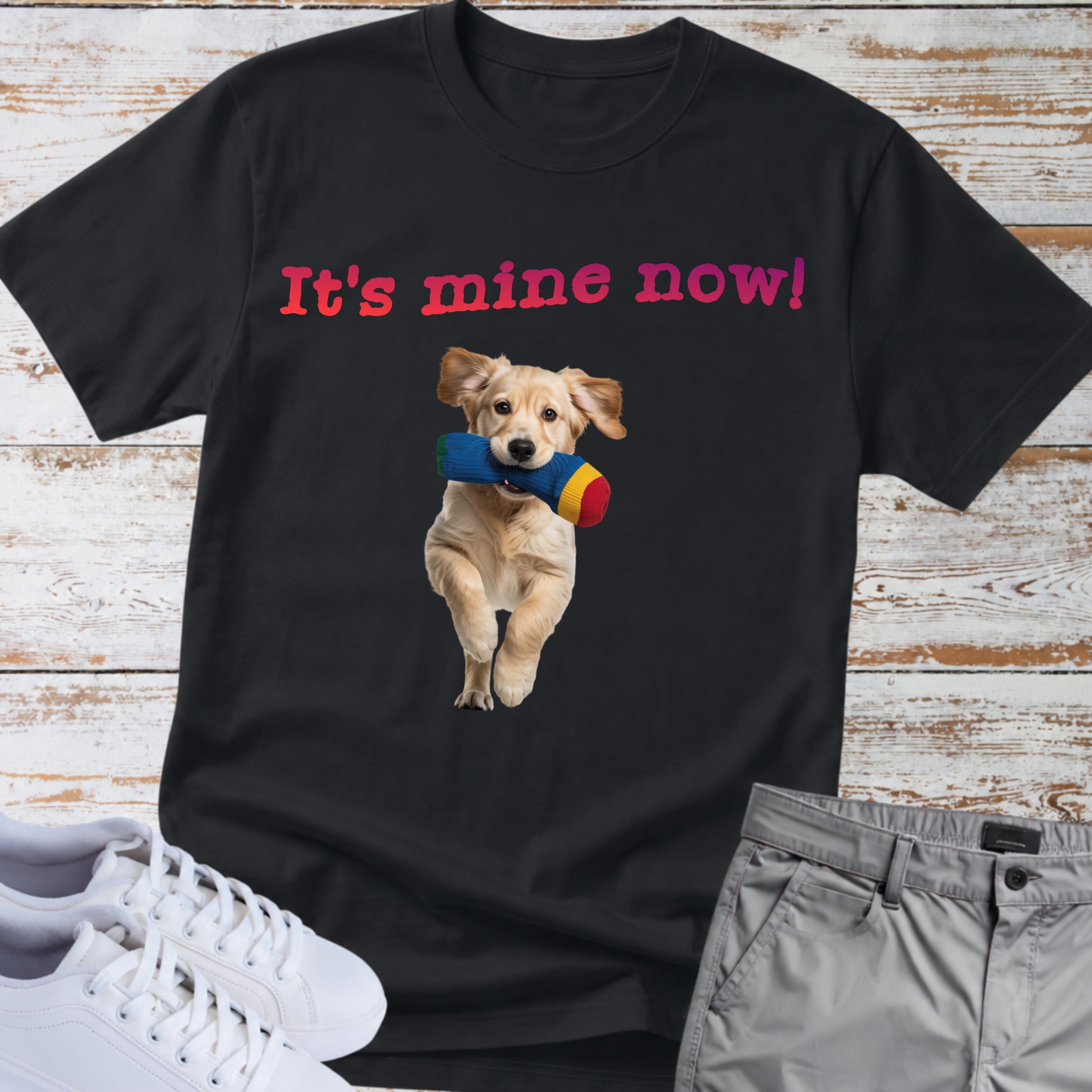 Golden Retriever "It's Mine Now!" T-Shirt