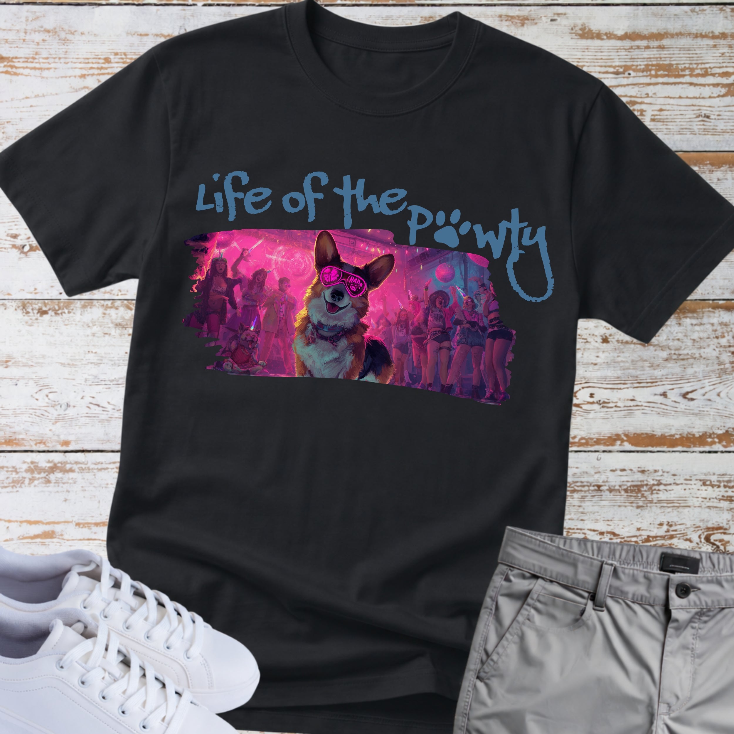 Life Of The Pawty Corgi T-Shirt