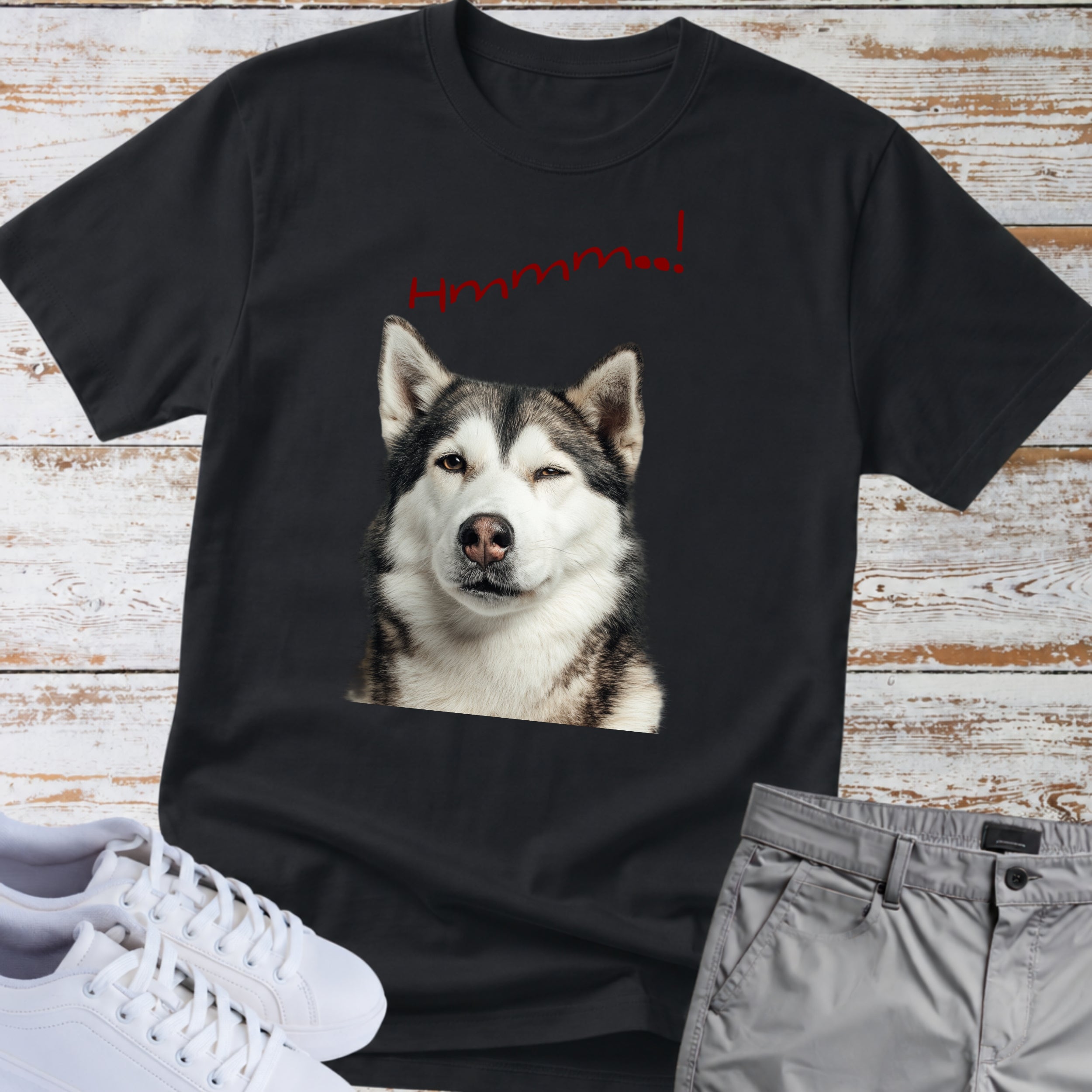 Siberian Husky 'Hmmm...!' Tee