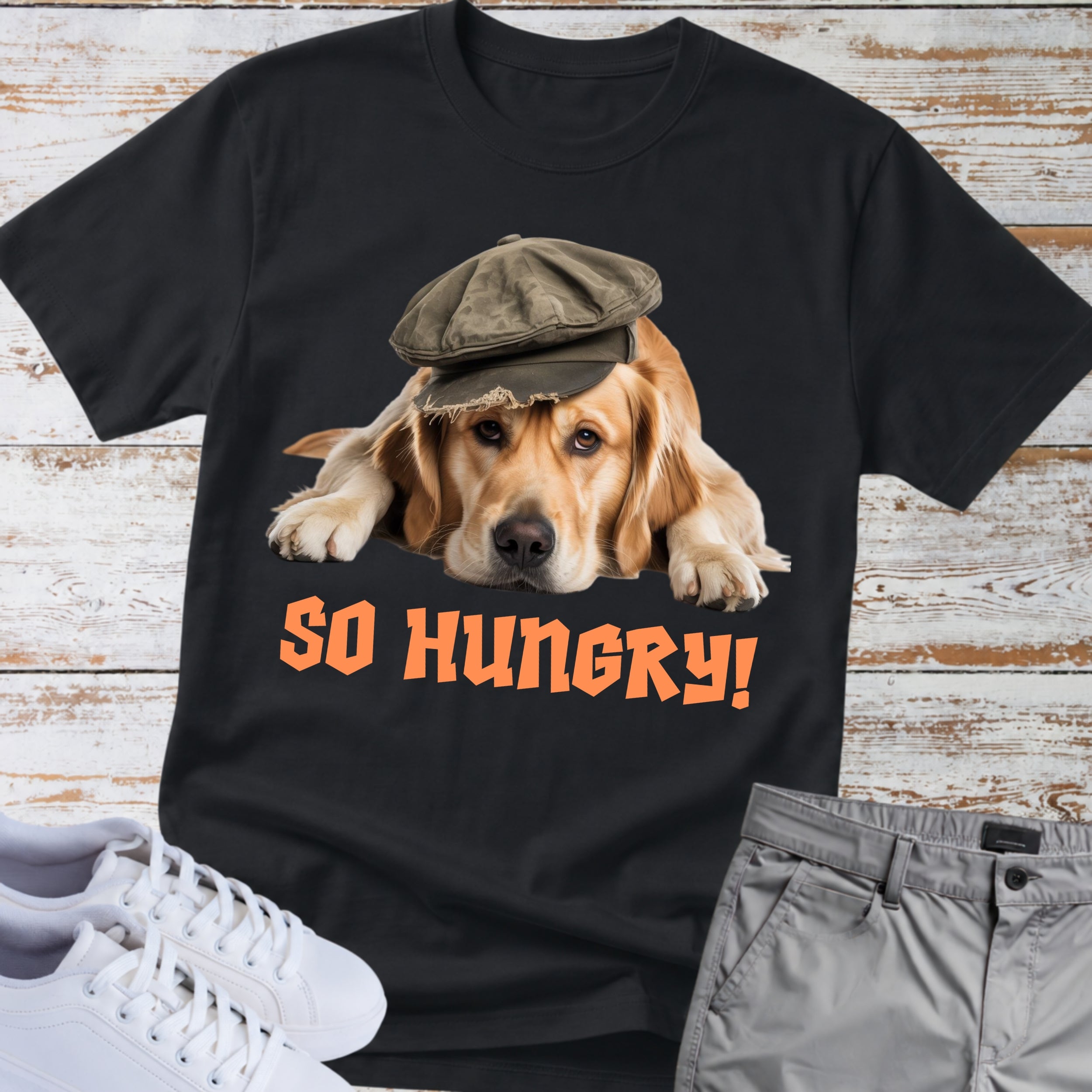 Golden Retriever "So Hungry" T-Shirt