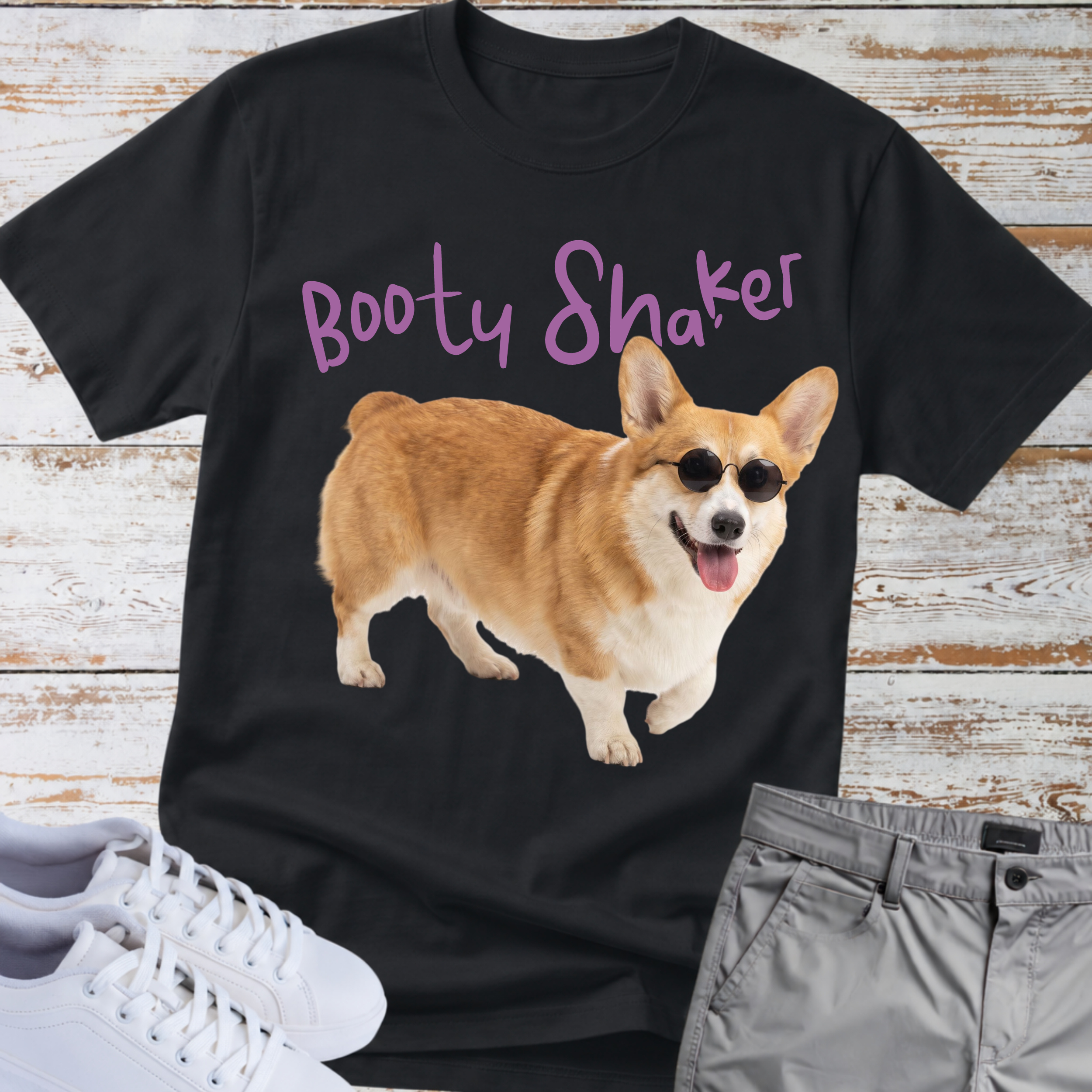 Corgi "Booty Shaker" Tee