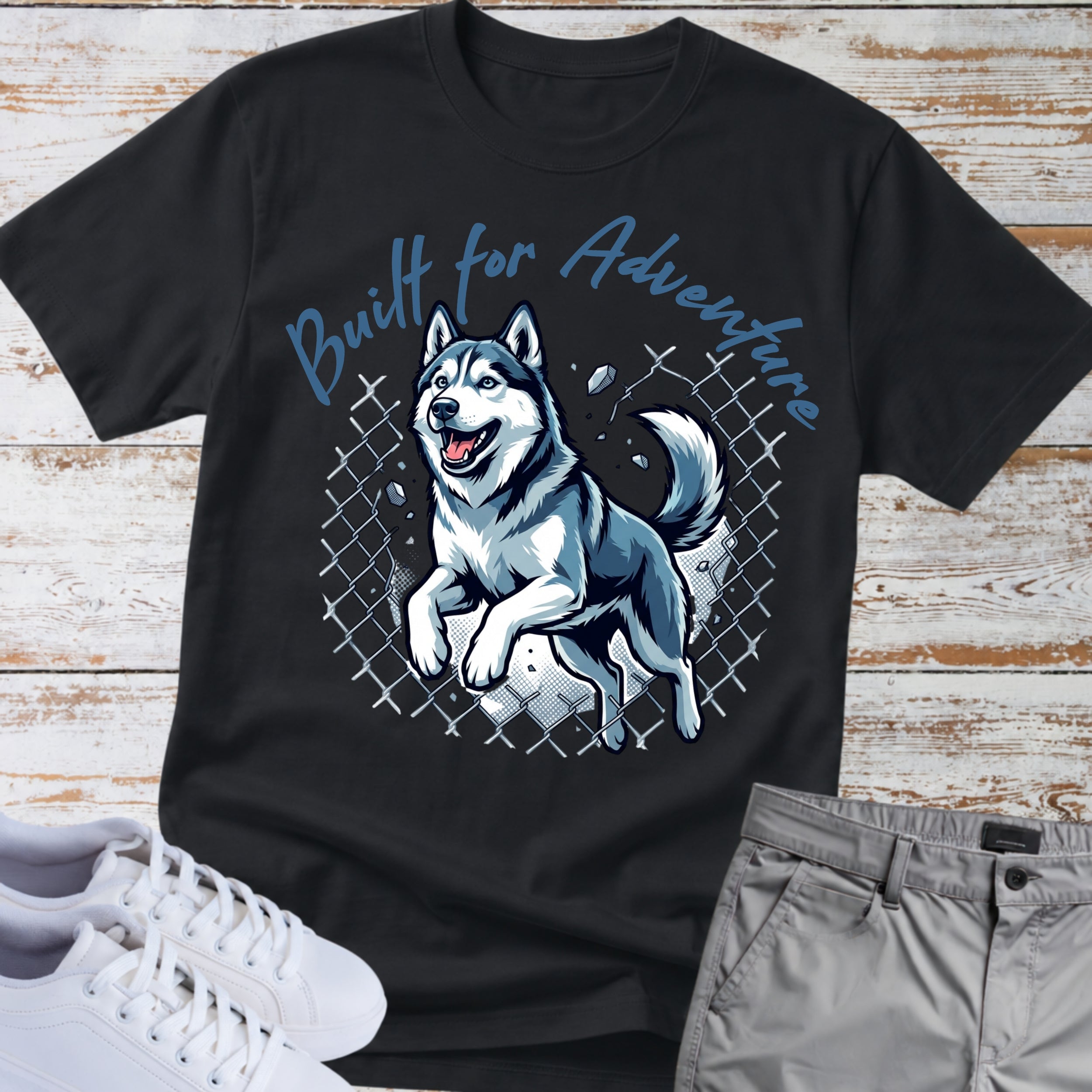 Built for Adventure Siberian Husky T-Shirt