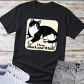Cat Classy Black and White Cuddles T-Shirt