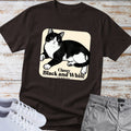 Classy Black and White Cuddles — Cat Tee