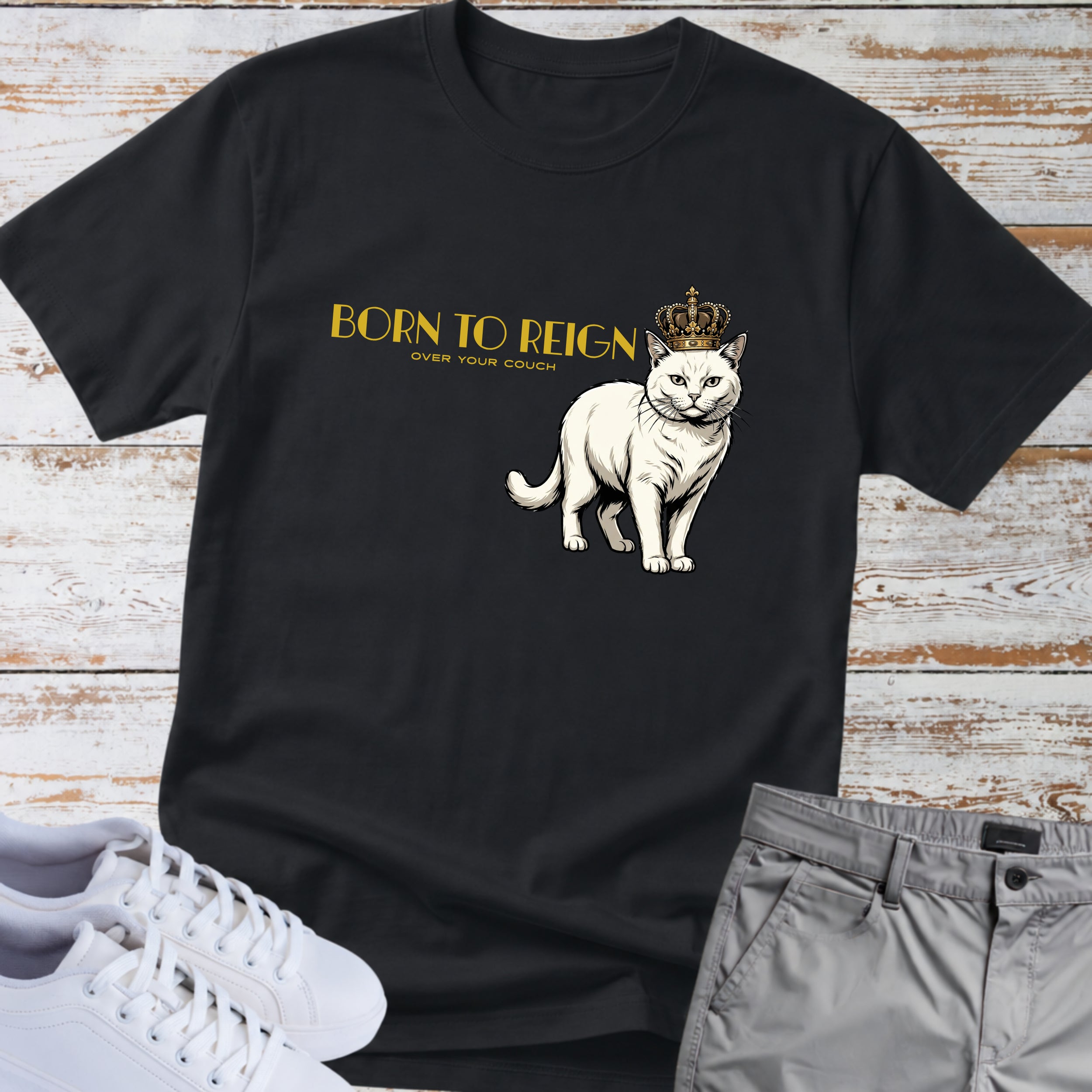 Cat Born to ReignT-Shirt