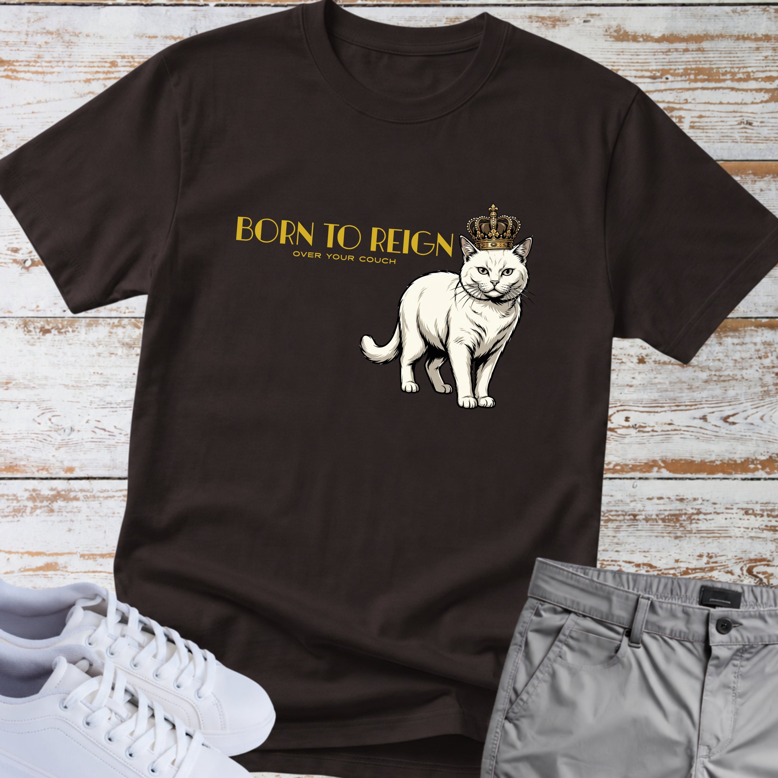 Cat Born to ReignT-Shirt