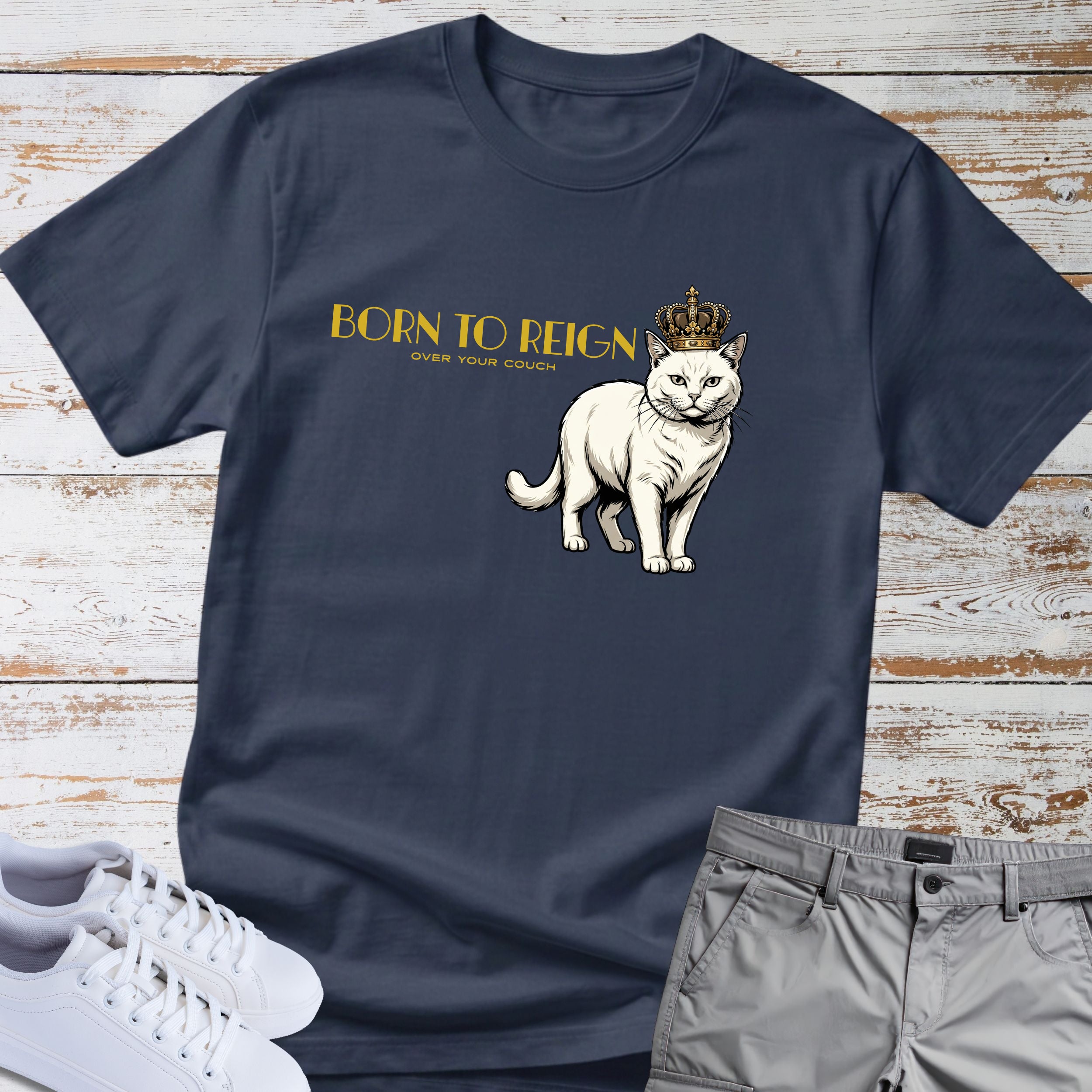 Cat Born to ReignT-Shirt