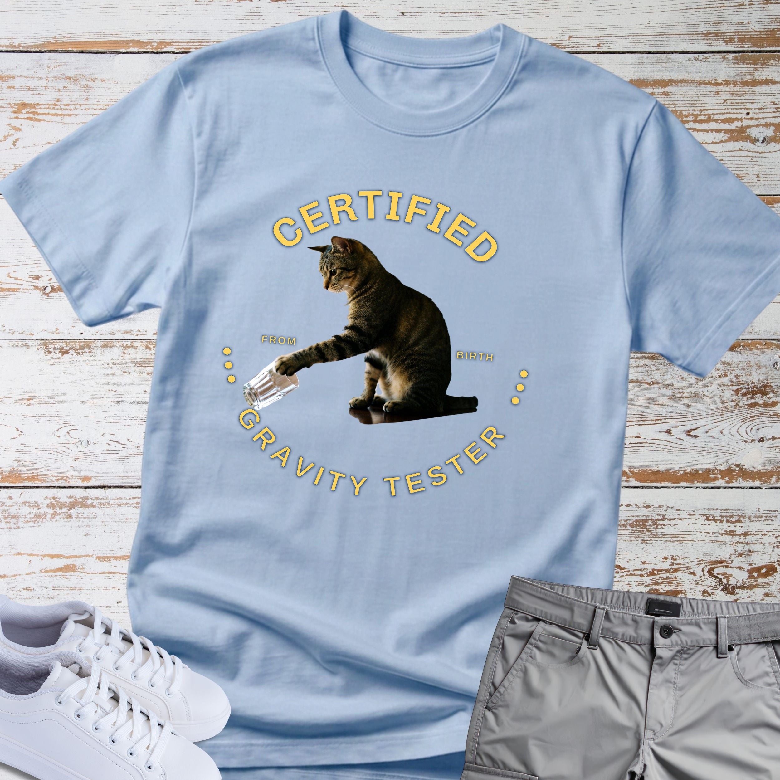 Cat Certified Gravity Tester T-Shirt
