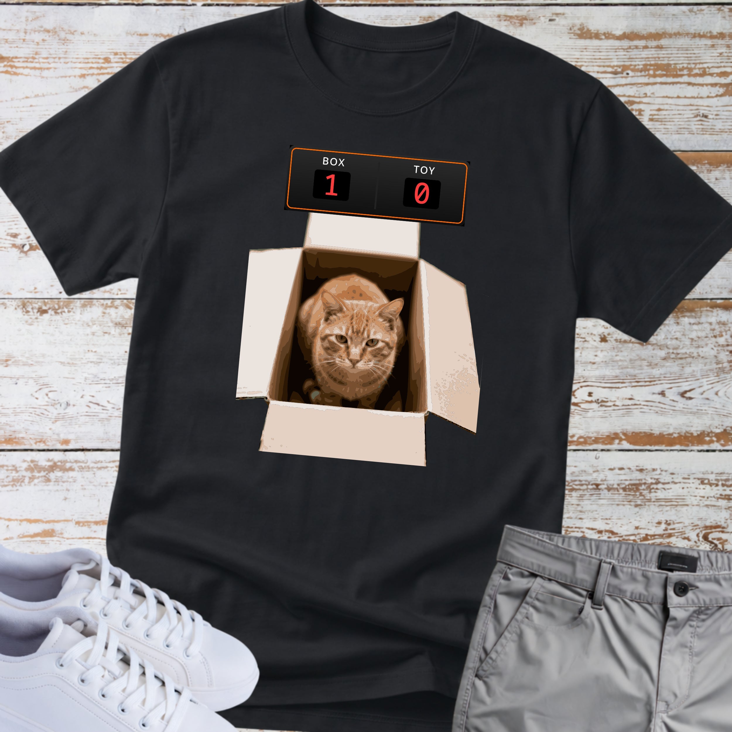 Cat in a Box T-Shirt