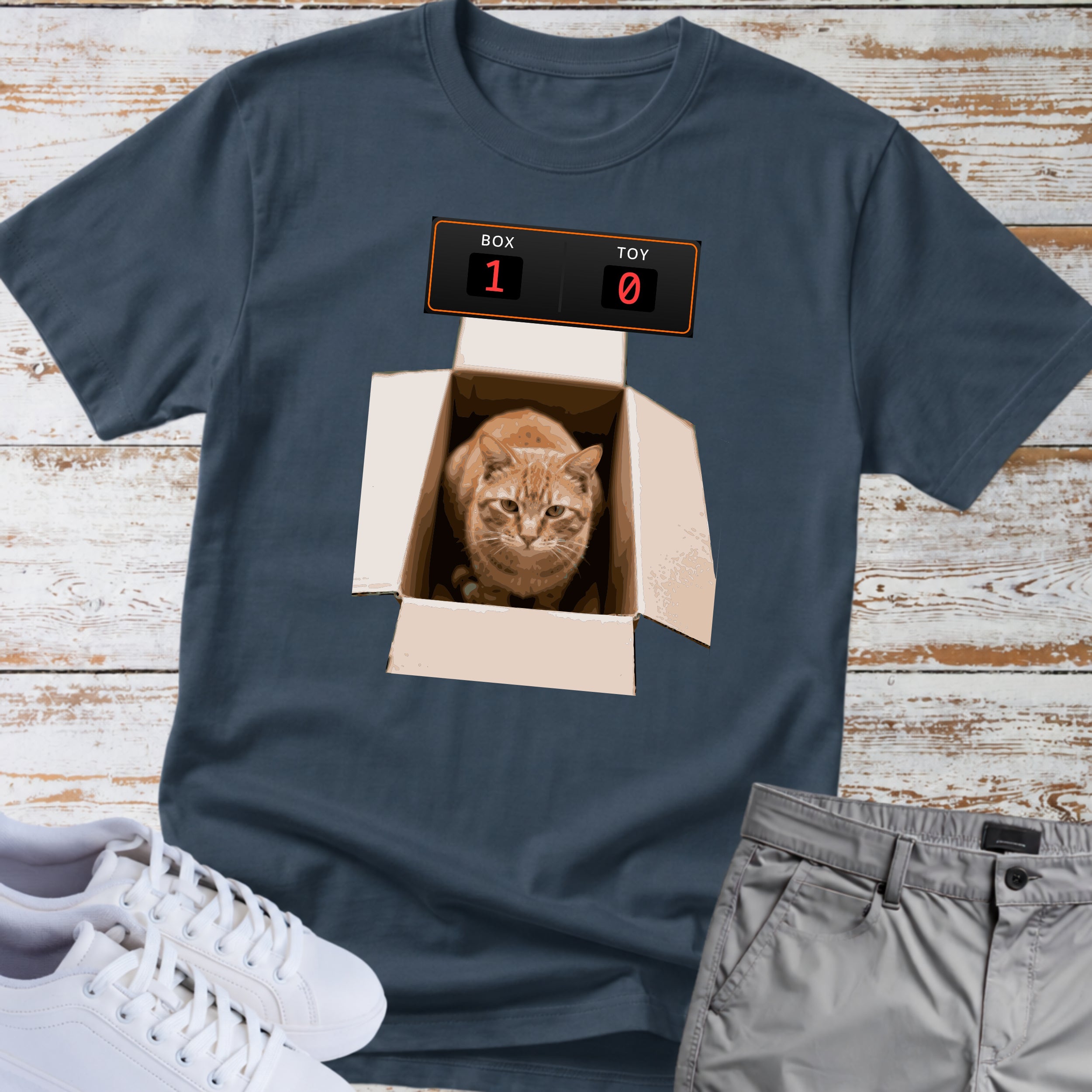 Cat in a Box T-Shirt
