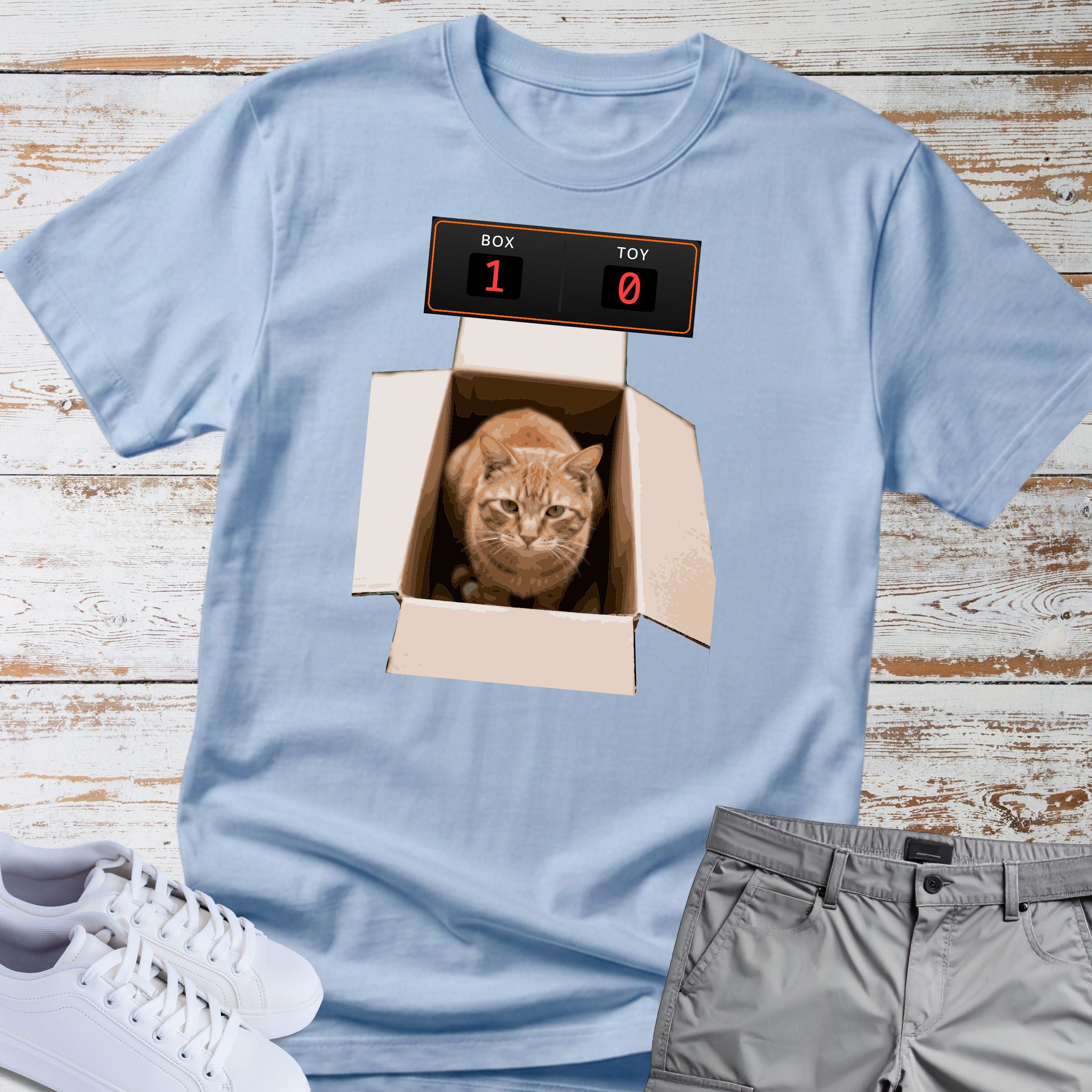 Cat in a Box T-Shirt