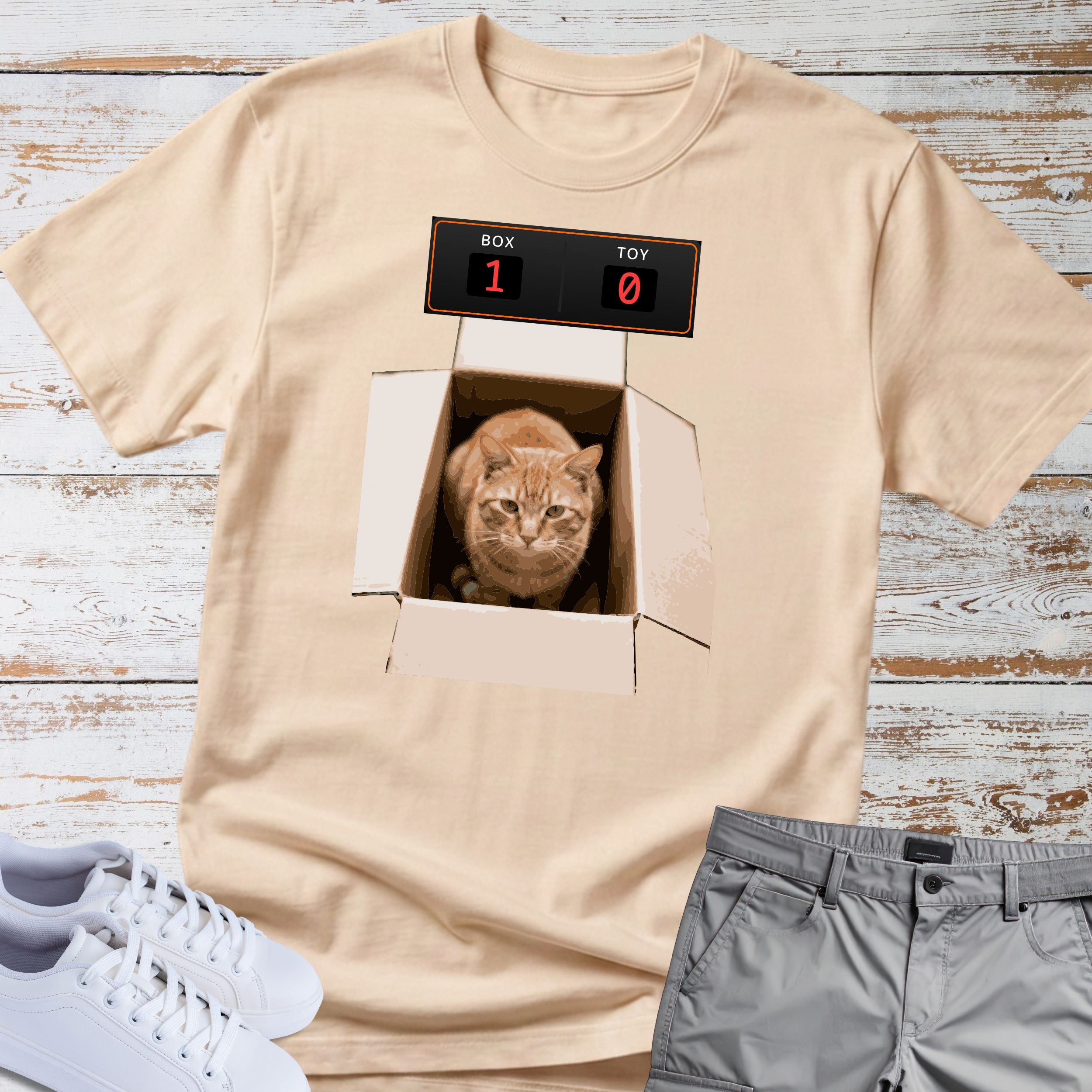 Cat in a Box T-Shirt
