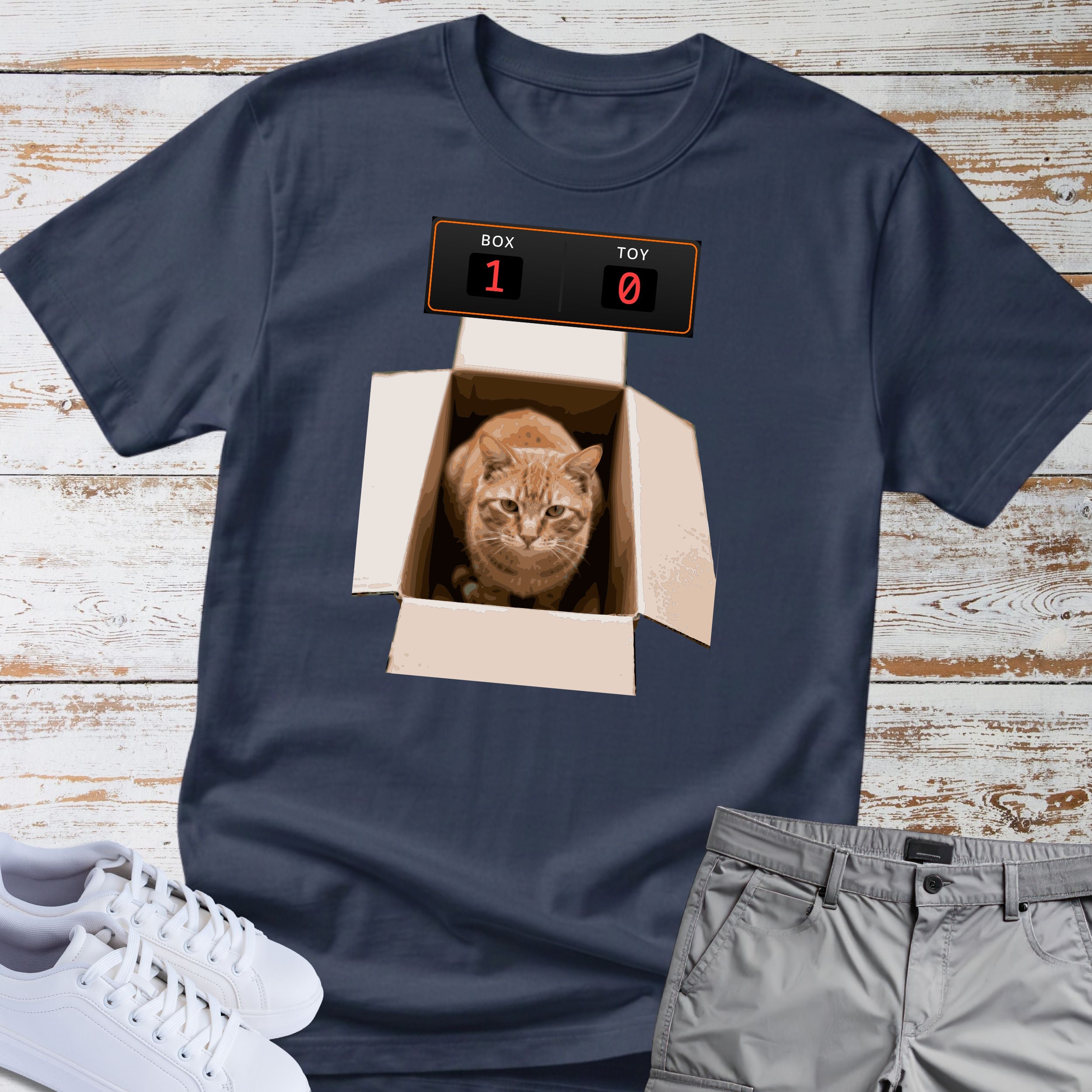 Cat in a Box T-Shirt