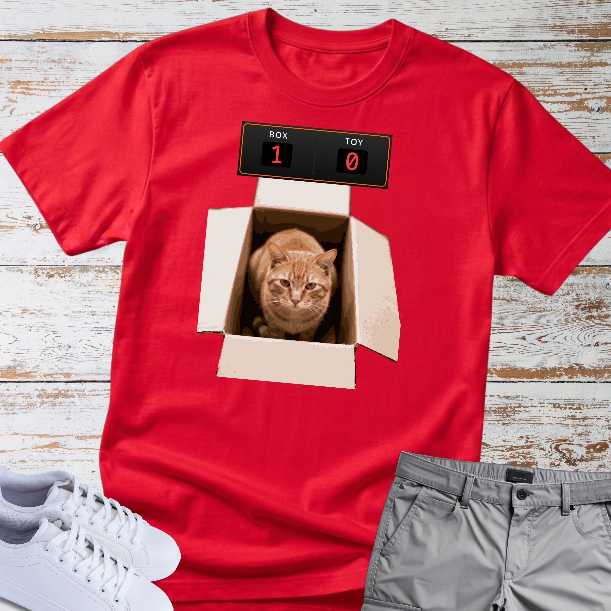Cat in a Box T-Shirt