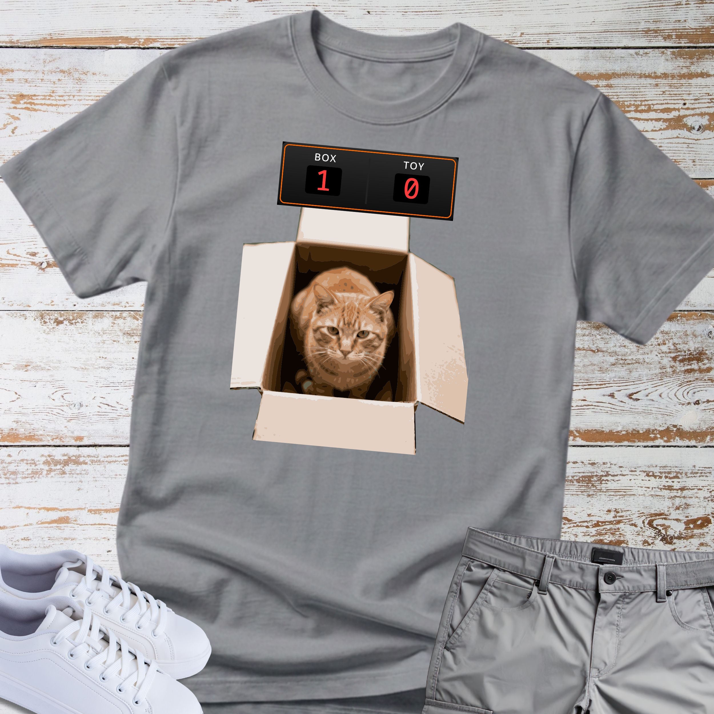 Cat in a Box T-Shirt