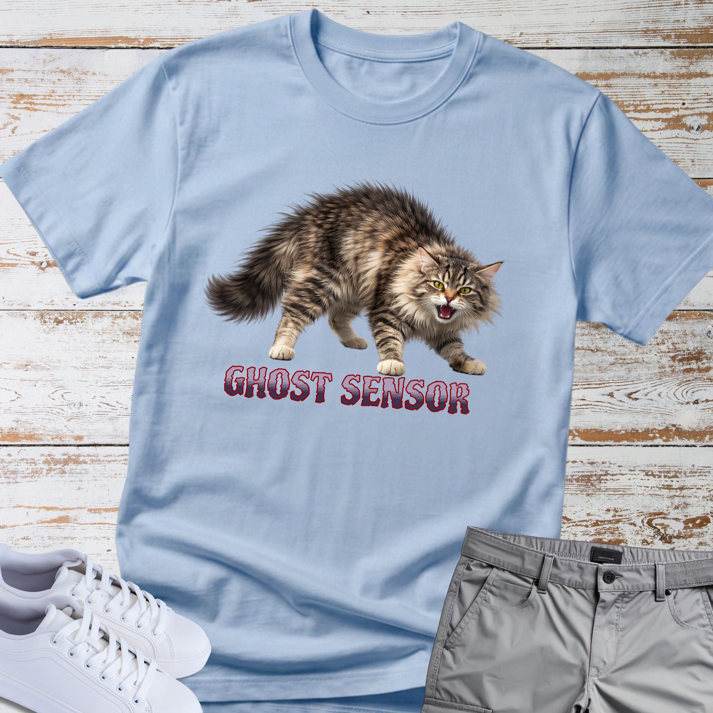 Cat Ghost Sensor T-Shirt