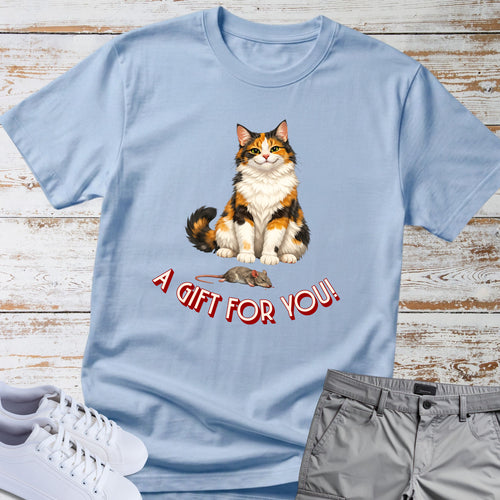 Cat 'A Gift For You' T-Shirt