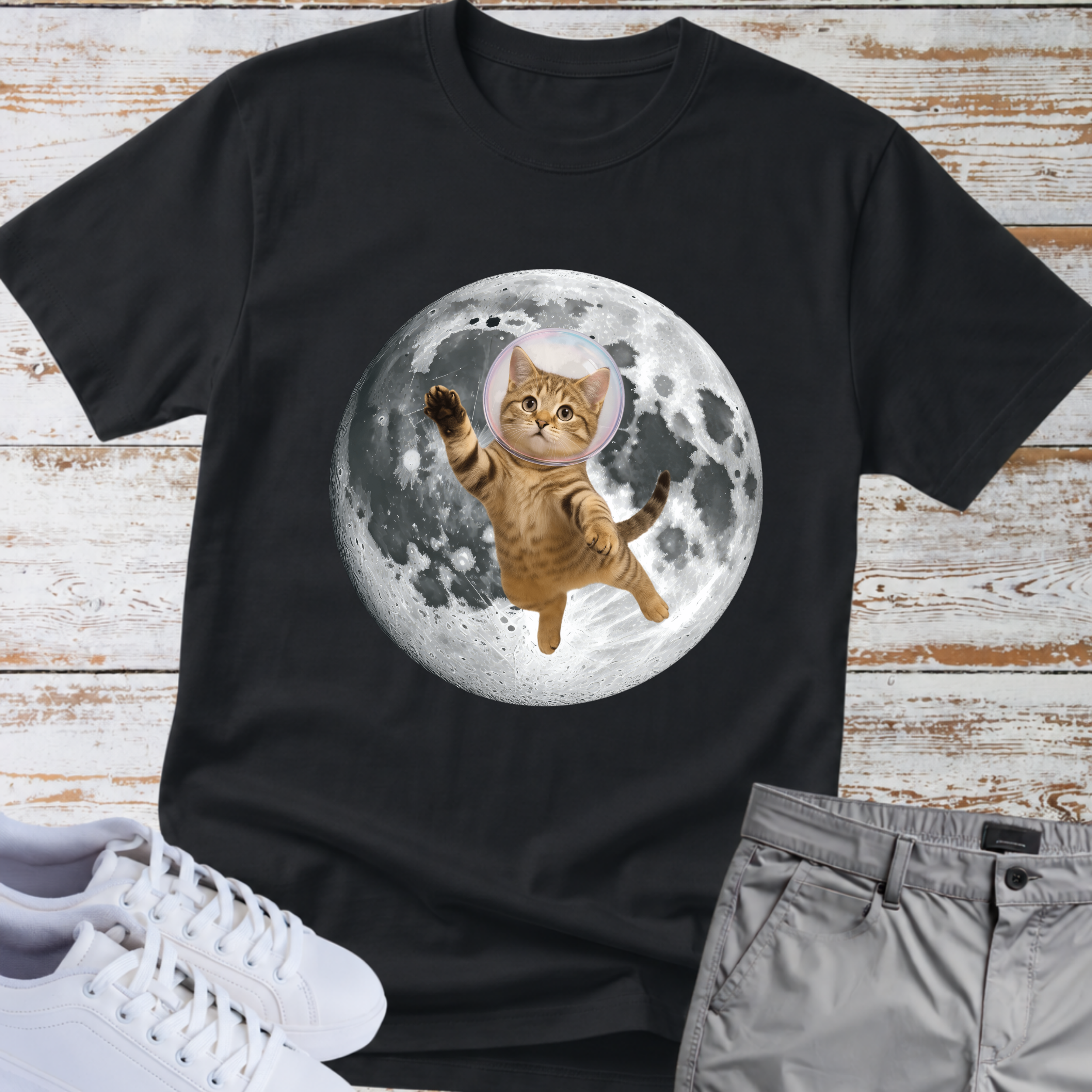 Cat Astronaut Kitty T‑Shirt