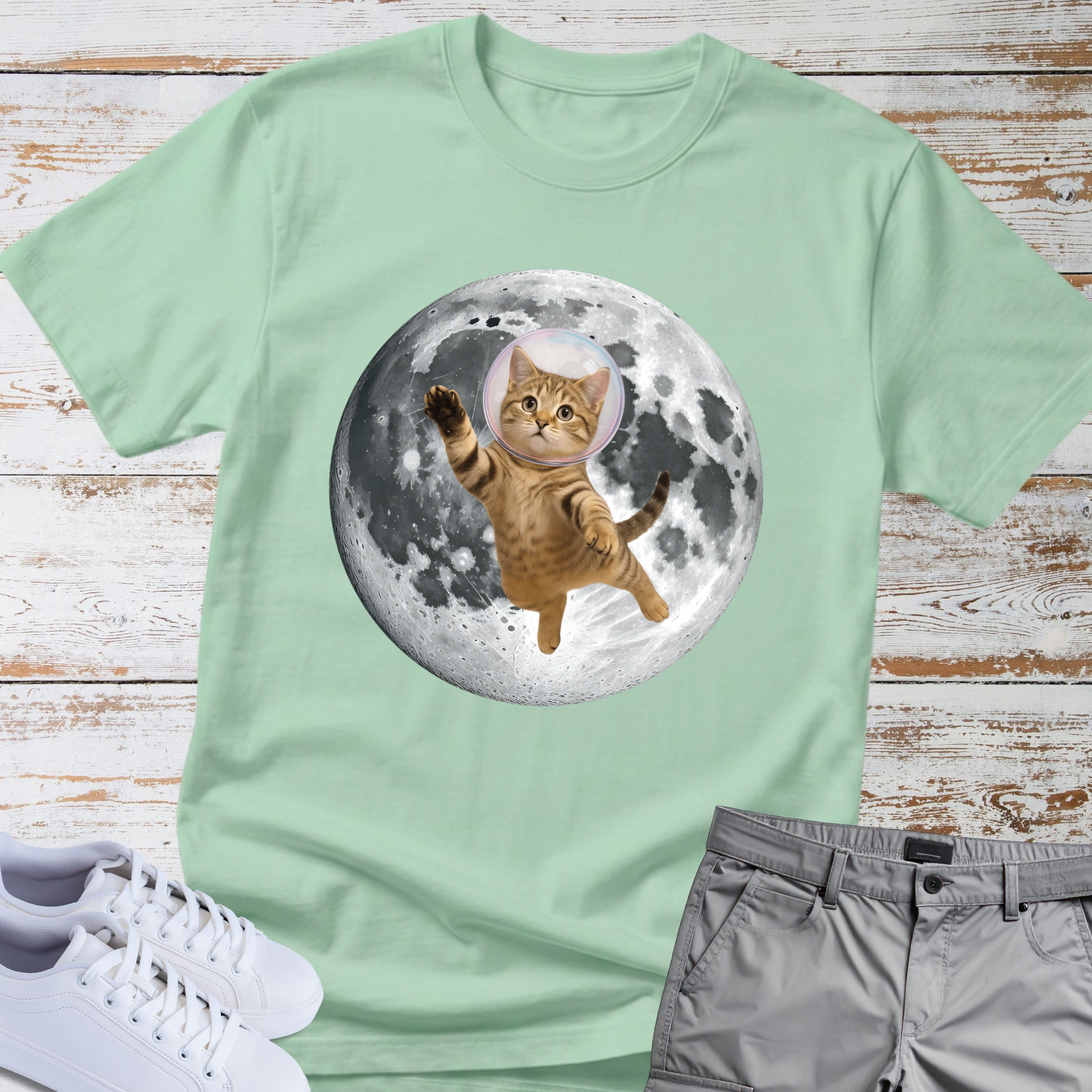 Cat Astronaut Kitty T‑Shirt