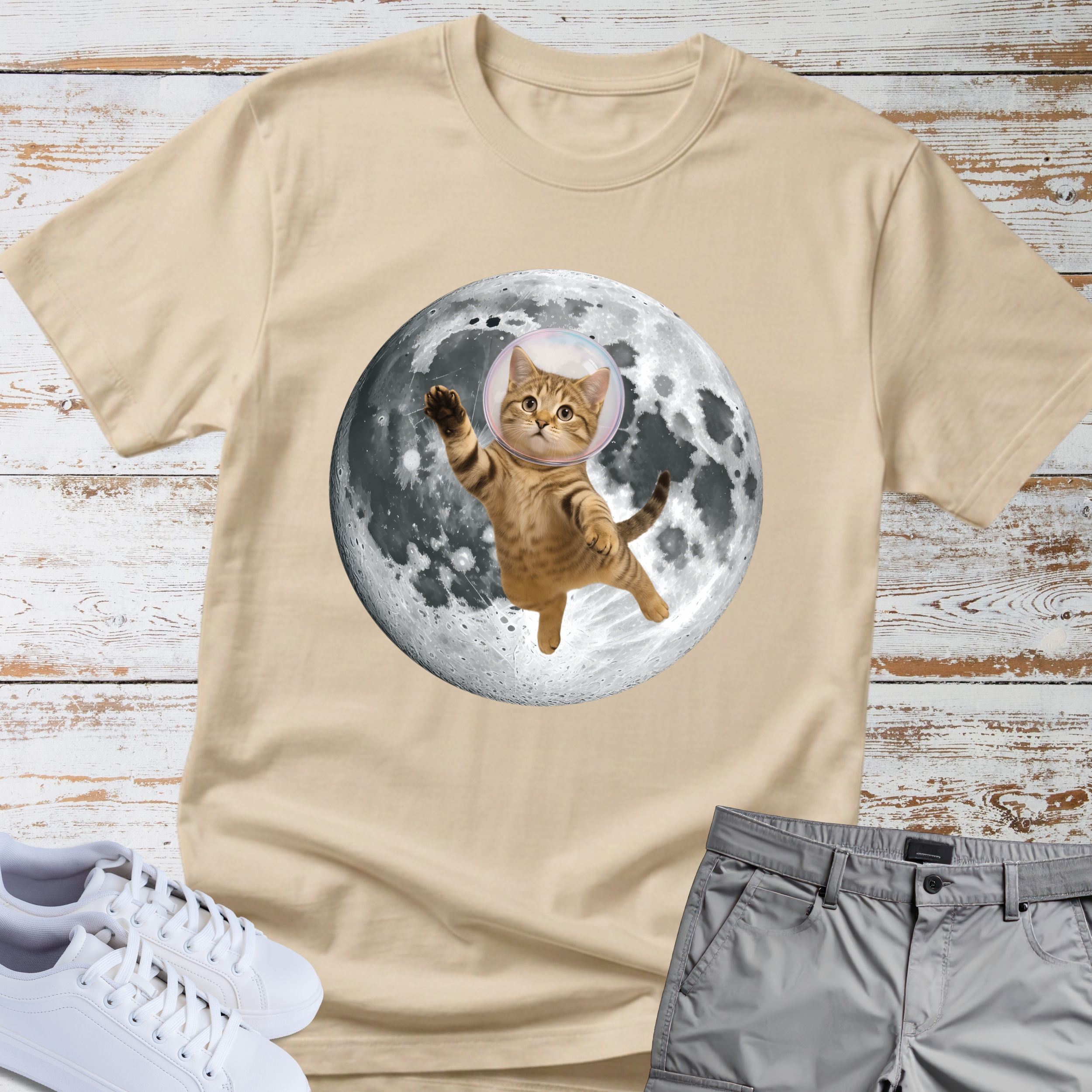 Cat Astronaut Kitty T‑Shirt