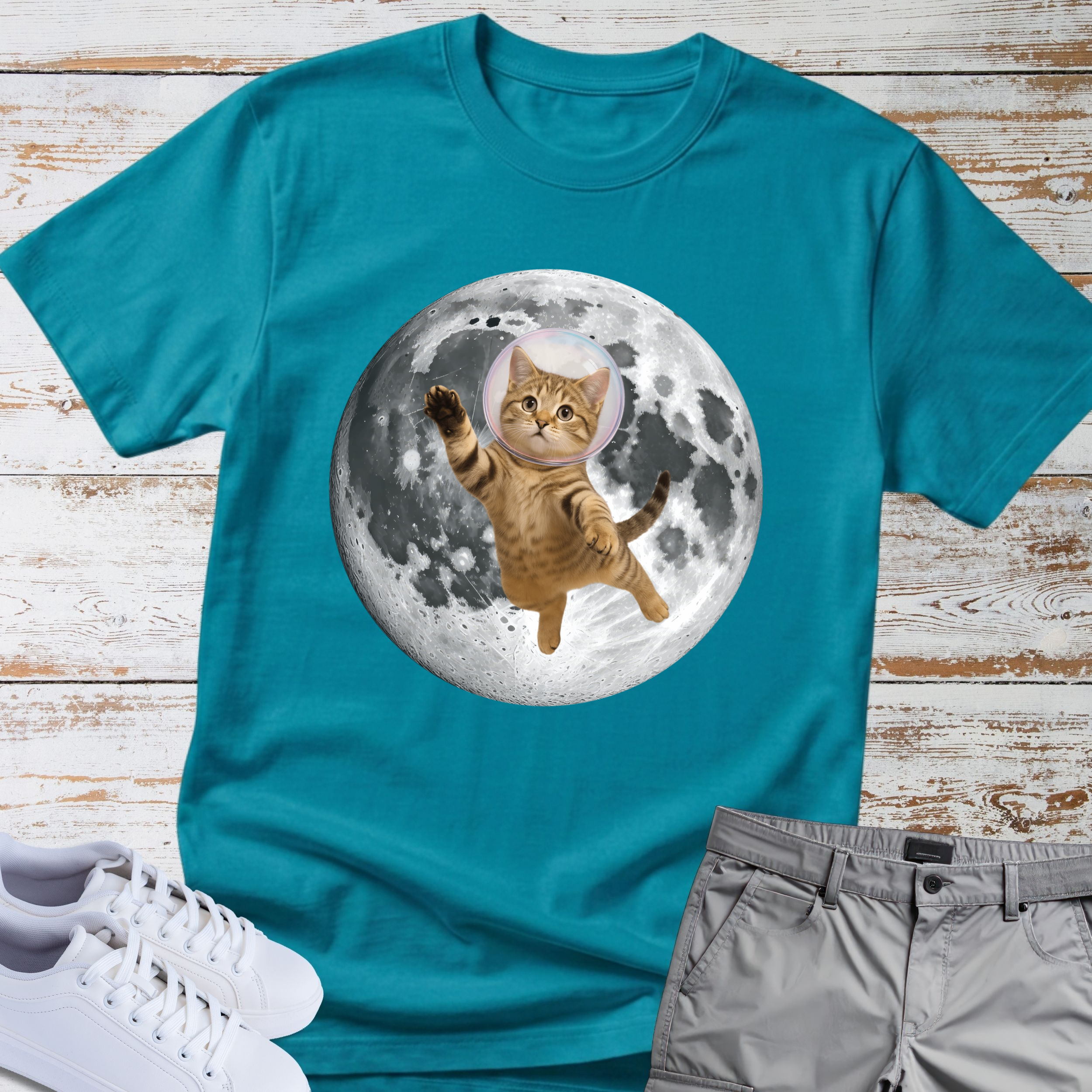 Cat Astronaut Kitty T‑Shirt