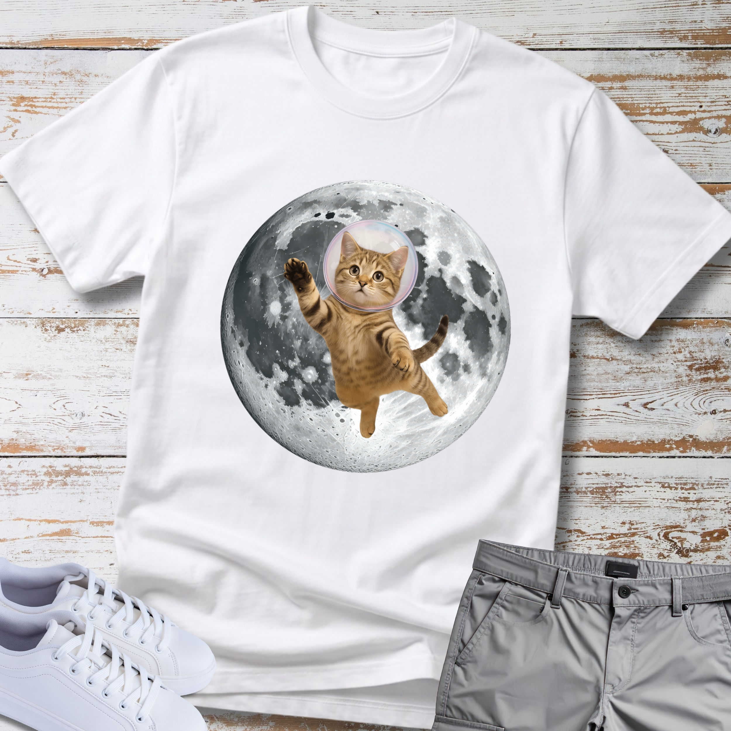 Cat Astronaut Kitty T‑Shirt